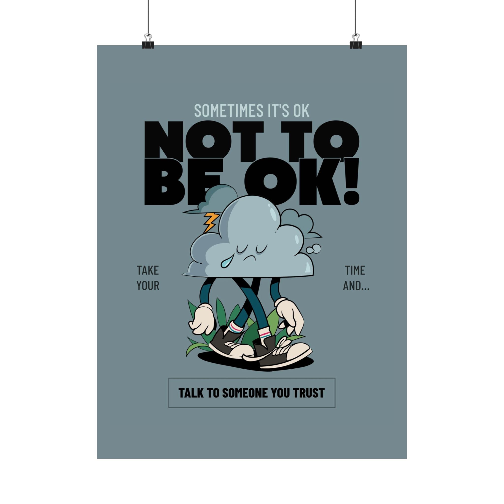 It's Okay To Not Be Okay Physical Poster