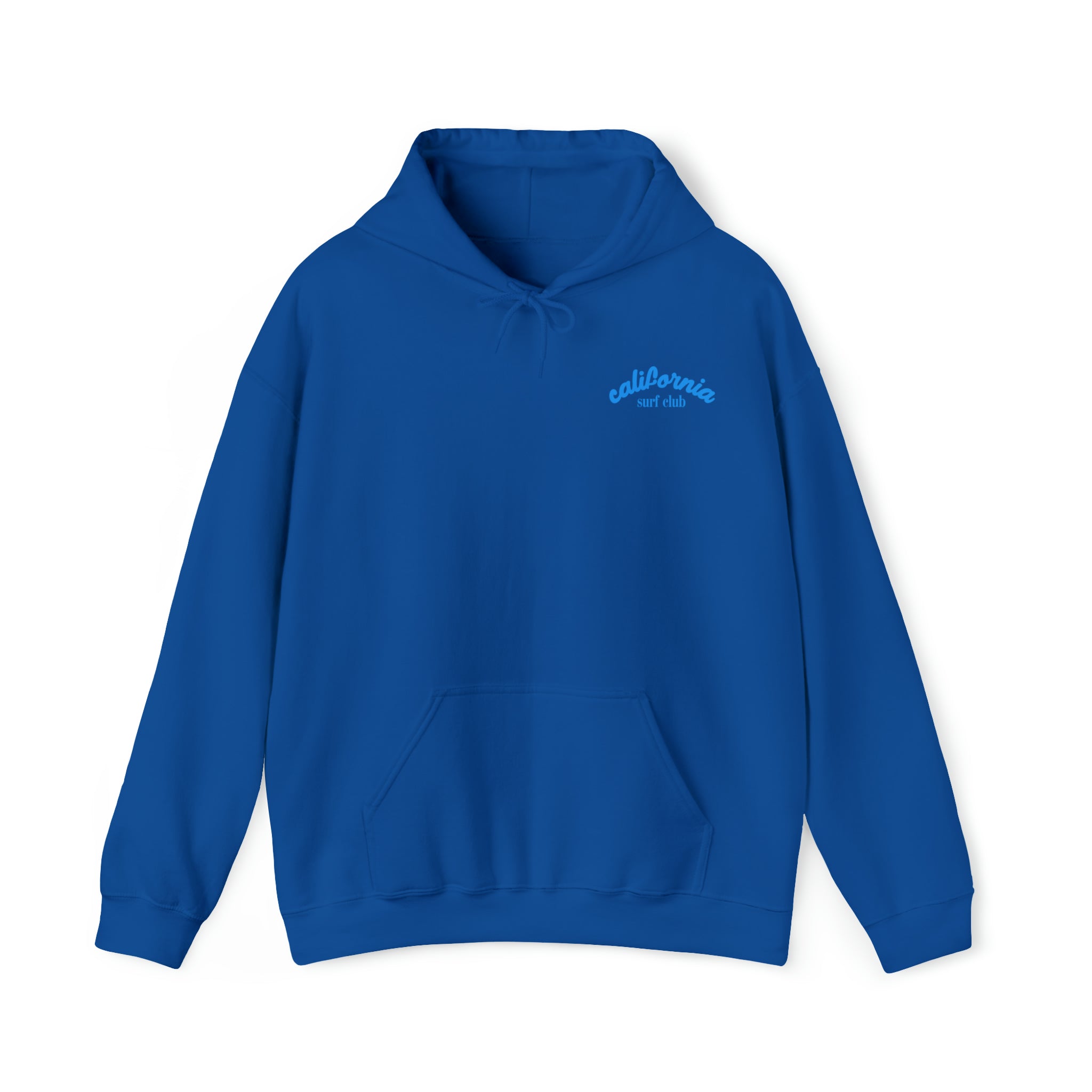 Cali Surf Club Hoodie Sweatshirt in Blue