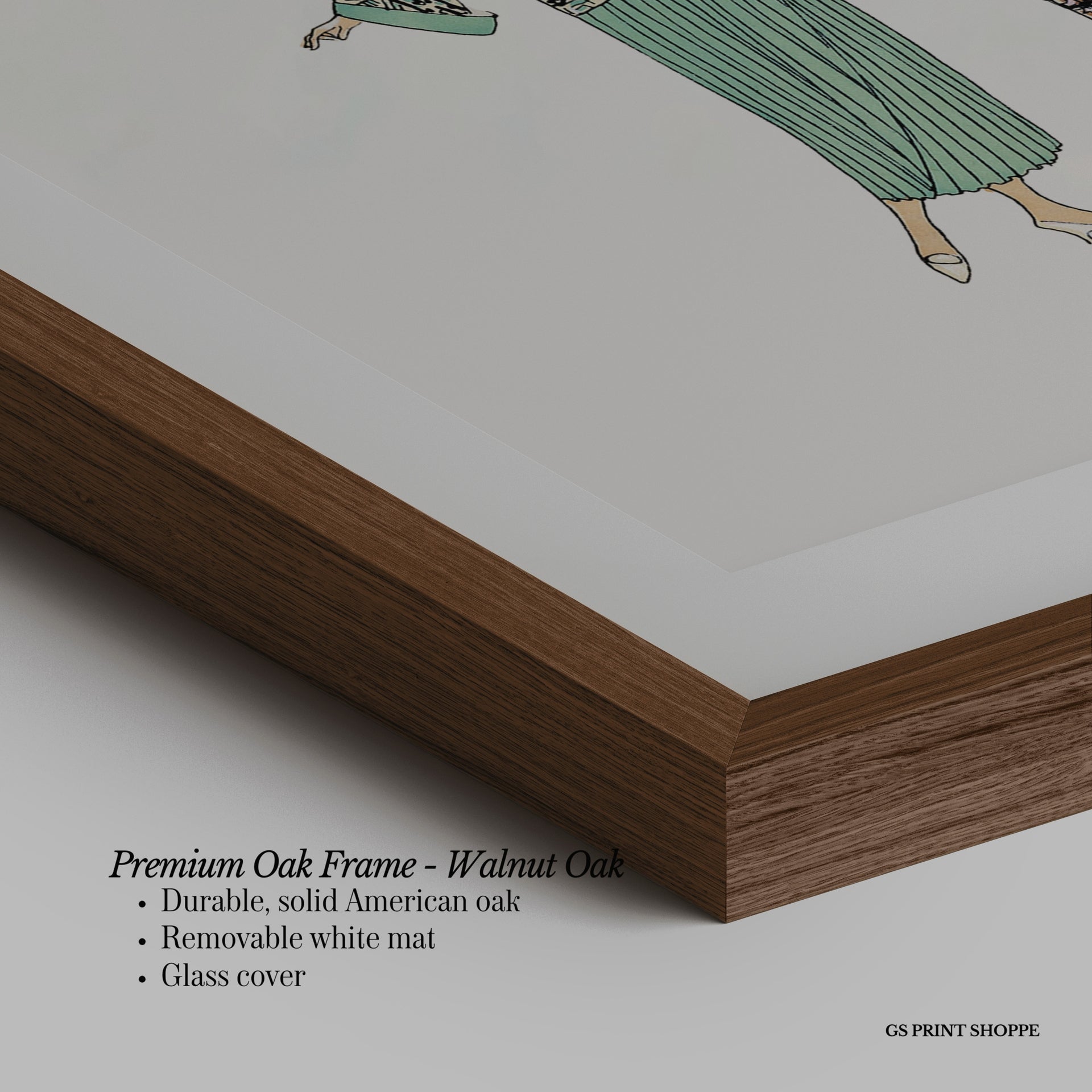 Fashion And Dog Horizontal Art Print