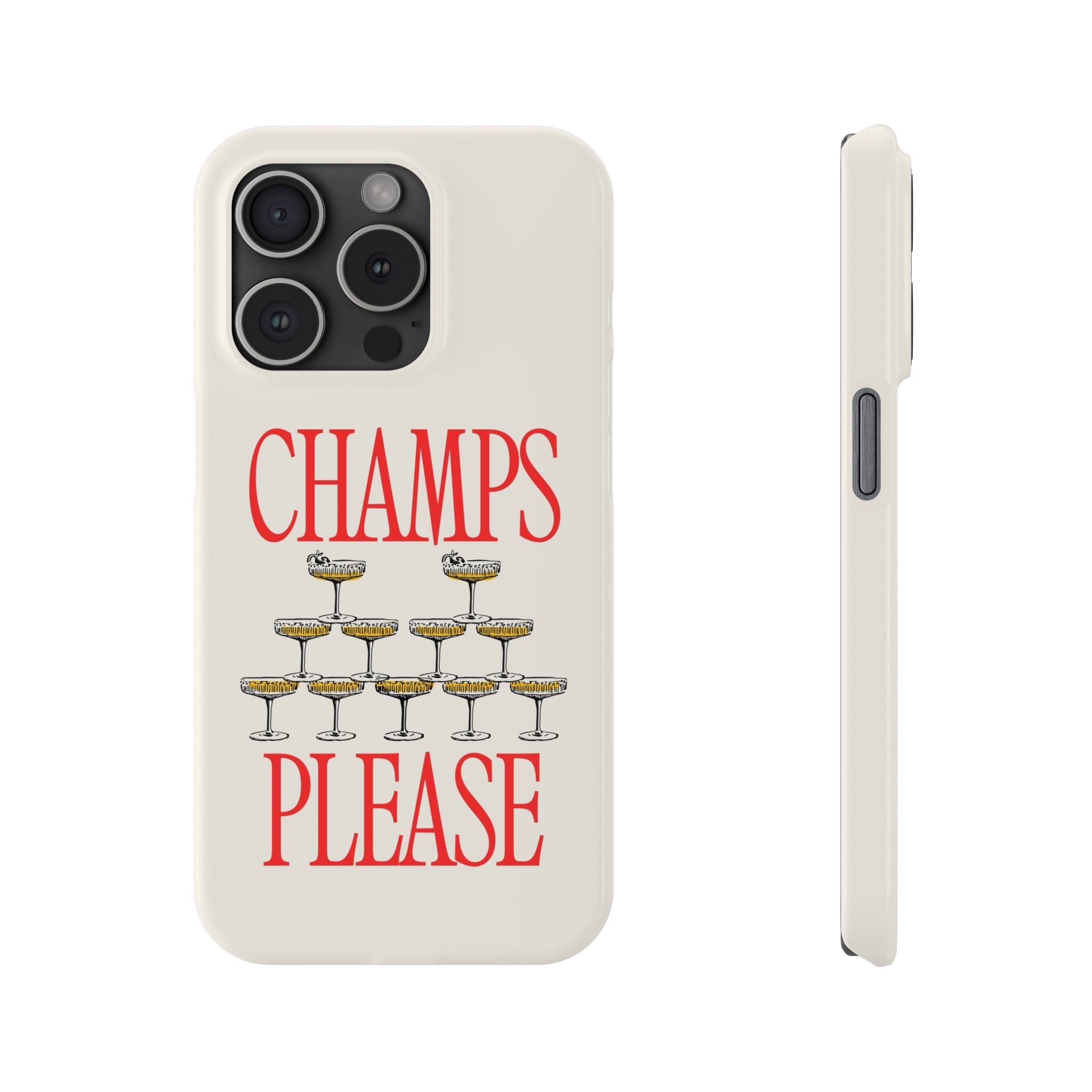 Champs Please iPhone Case