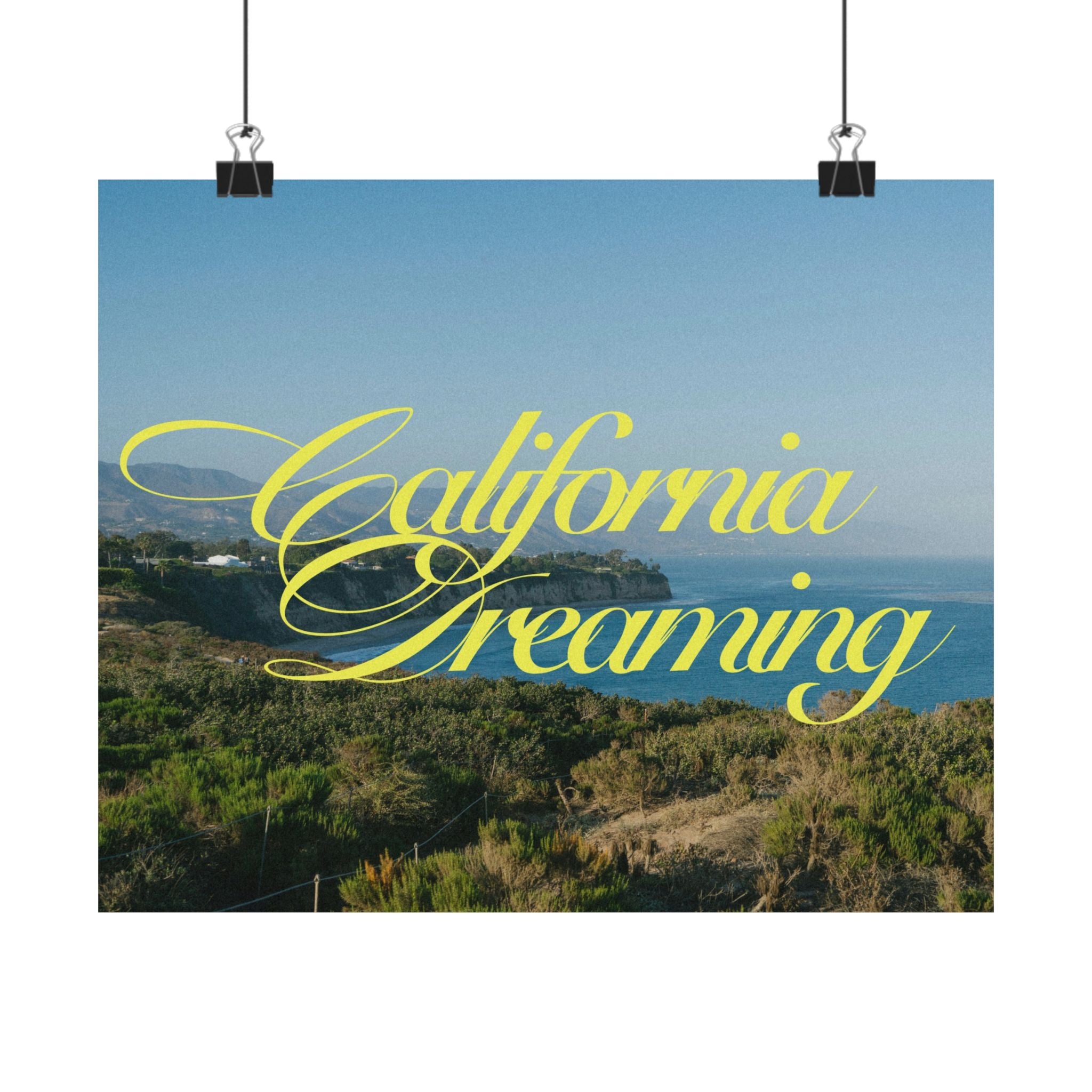 California Dreaming Horizontal Poster