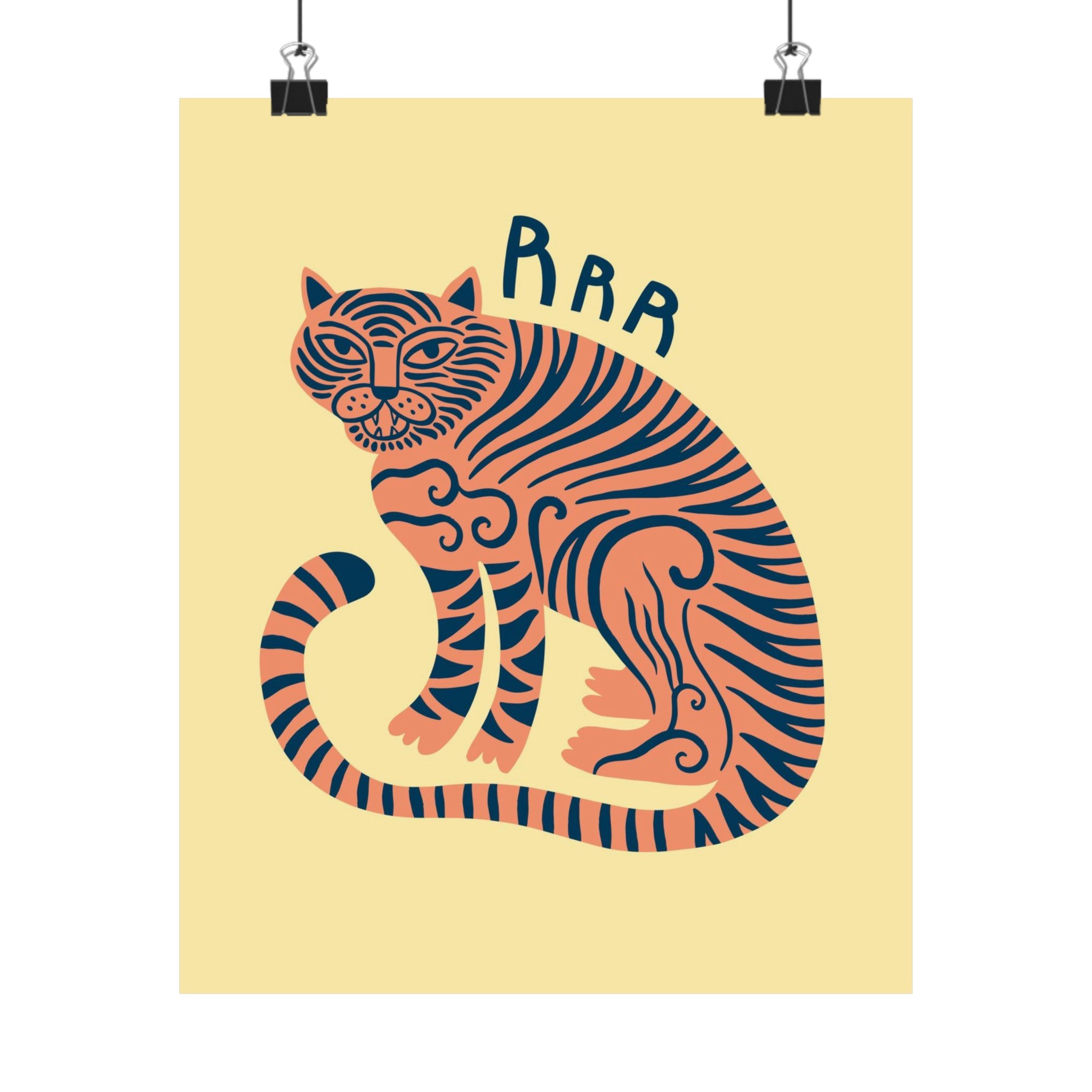 Tiger RRR Physical Poster