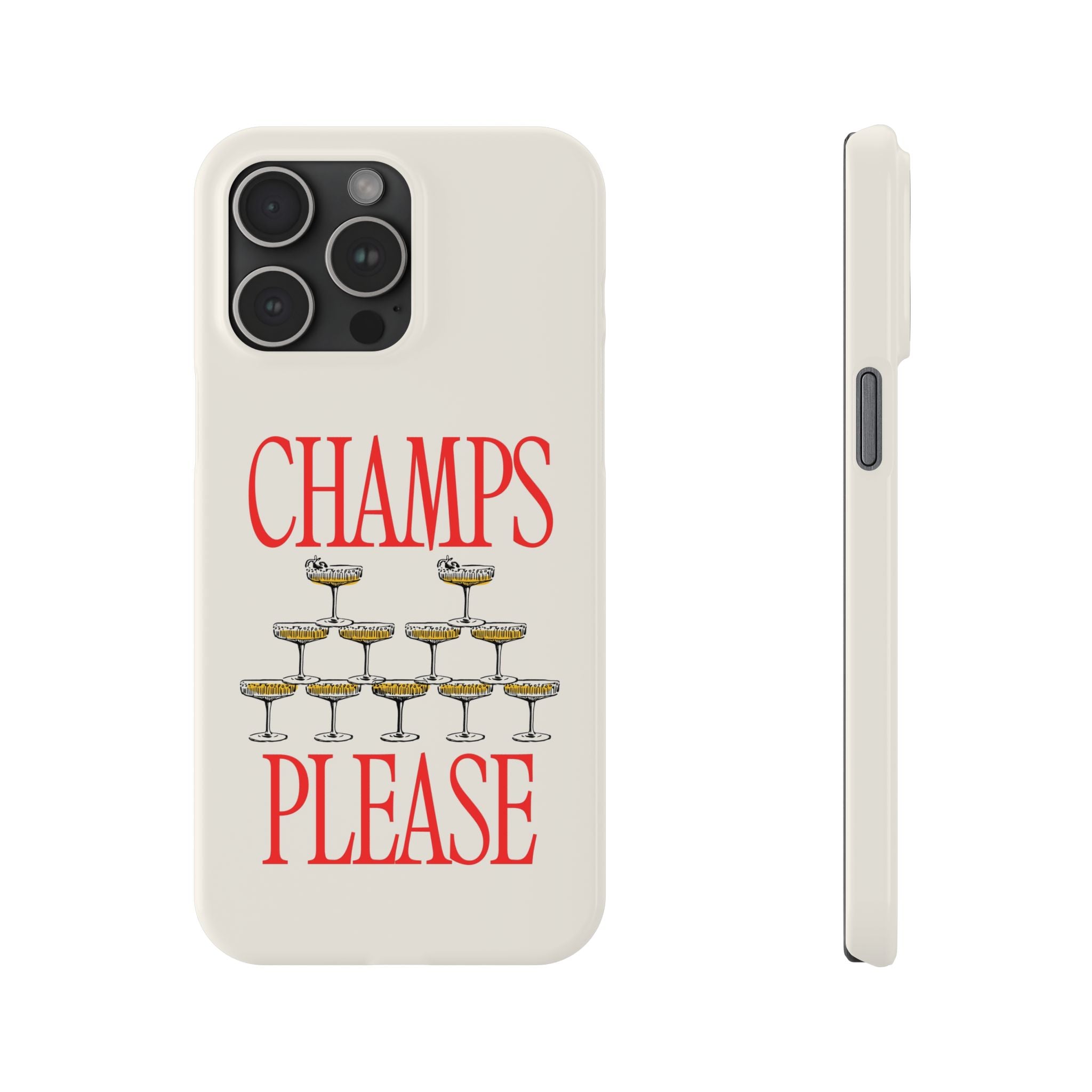 Champs Please iPhone Case