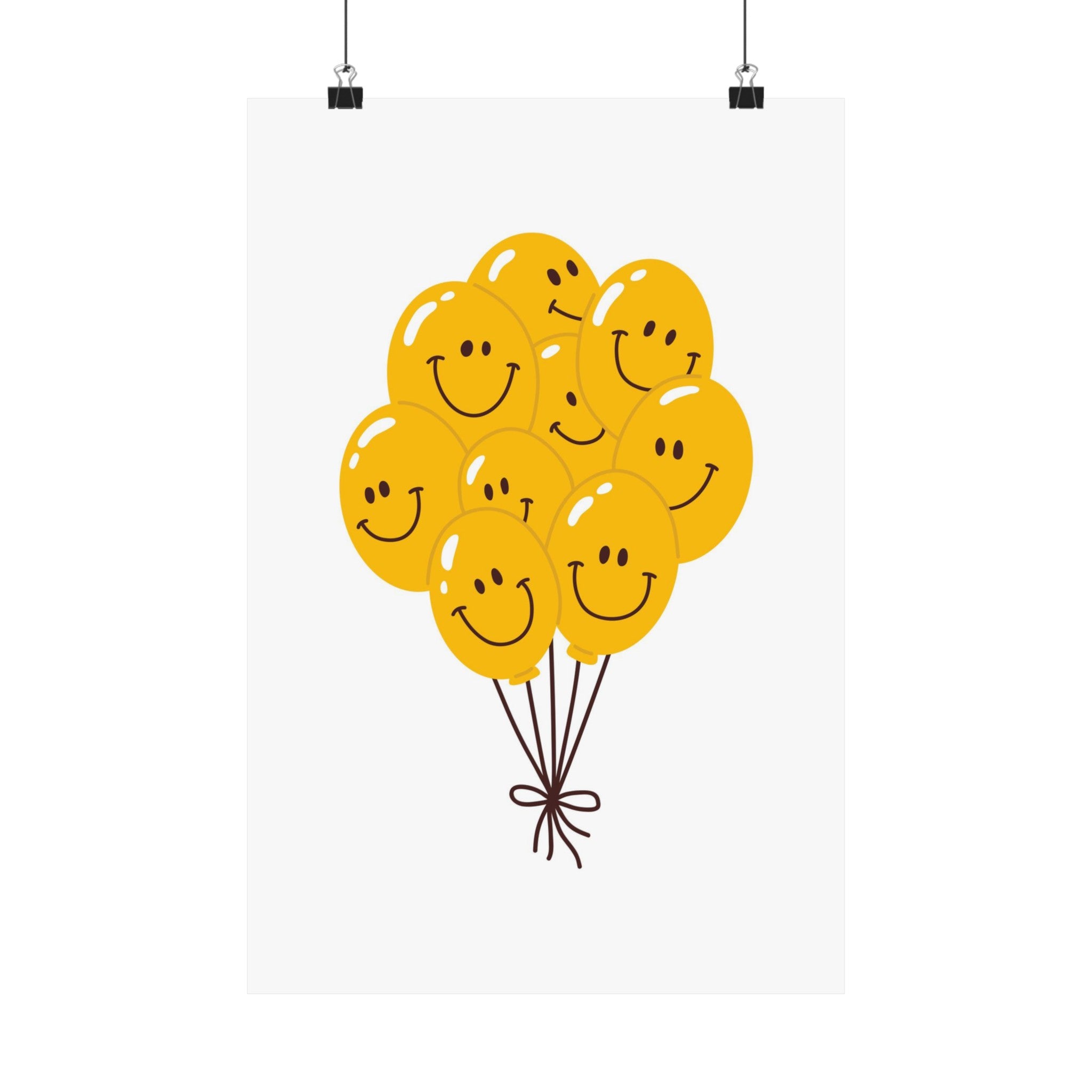 Smiley Balloon Physical Poster