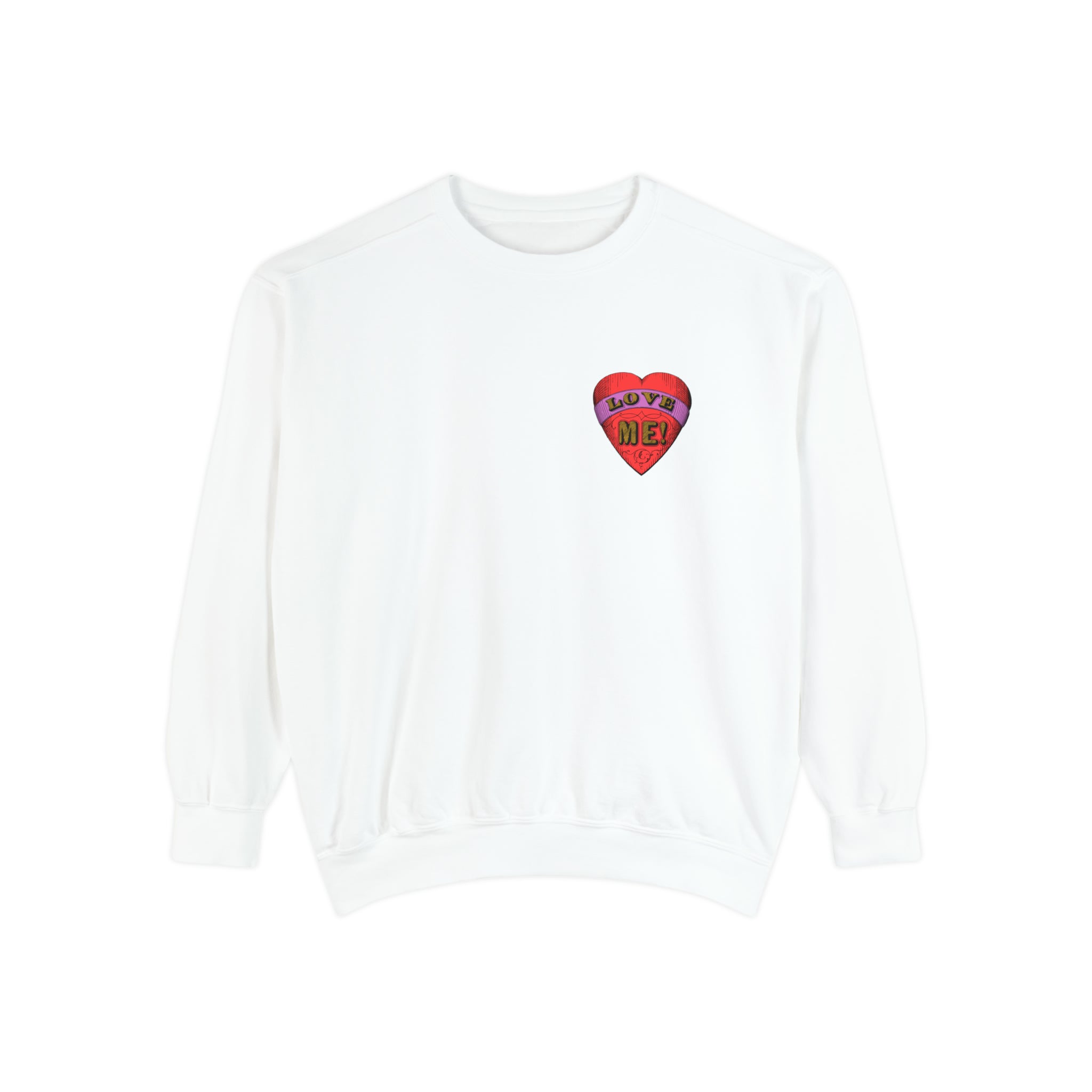 Love Me Vintage Valentine Comfort Colors Crewneck