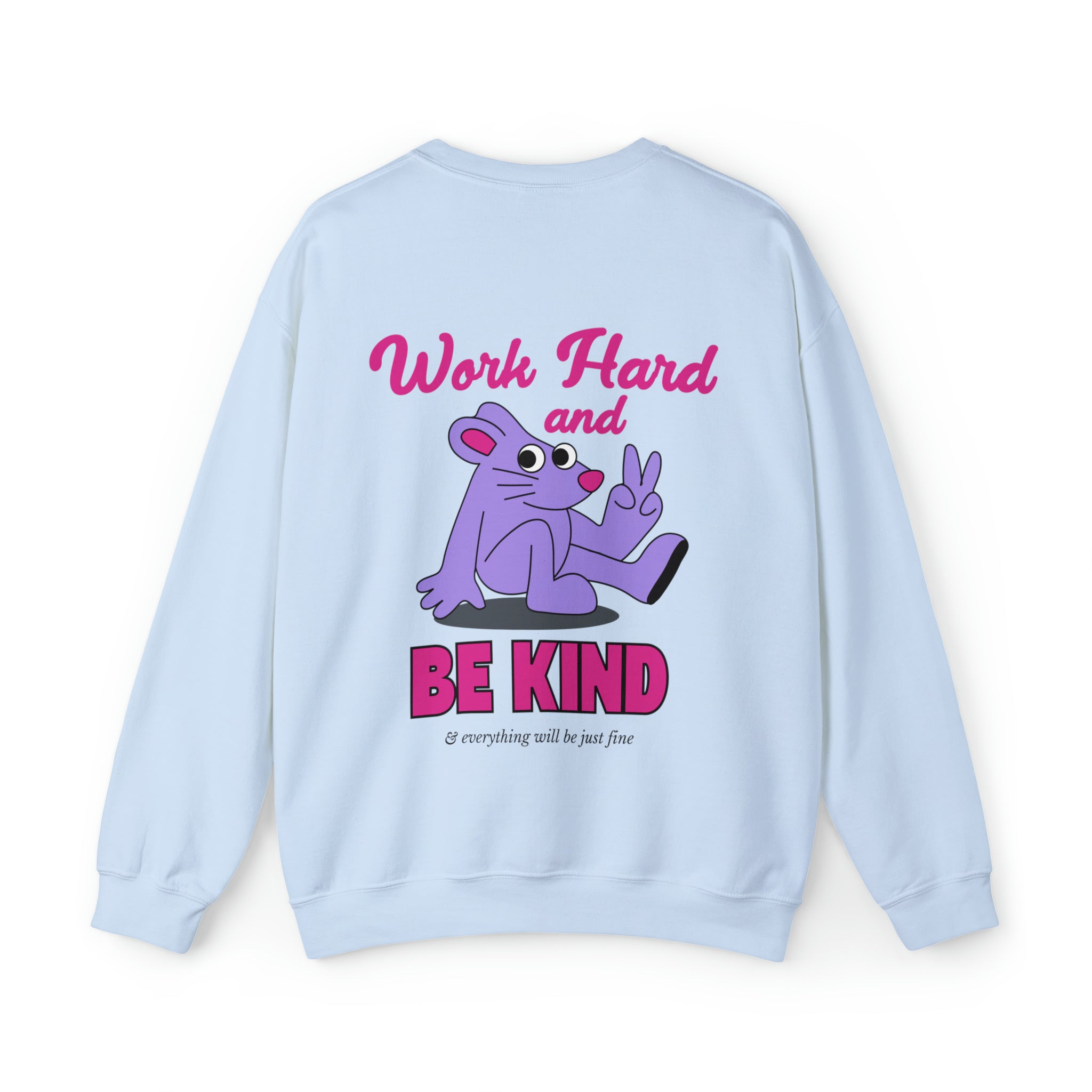 work hard and be kind print art