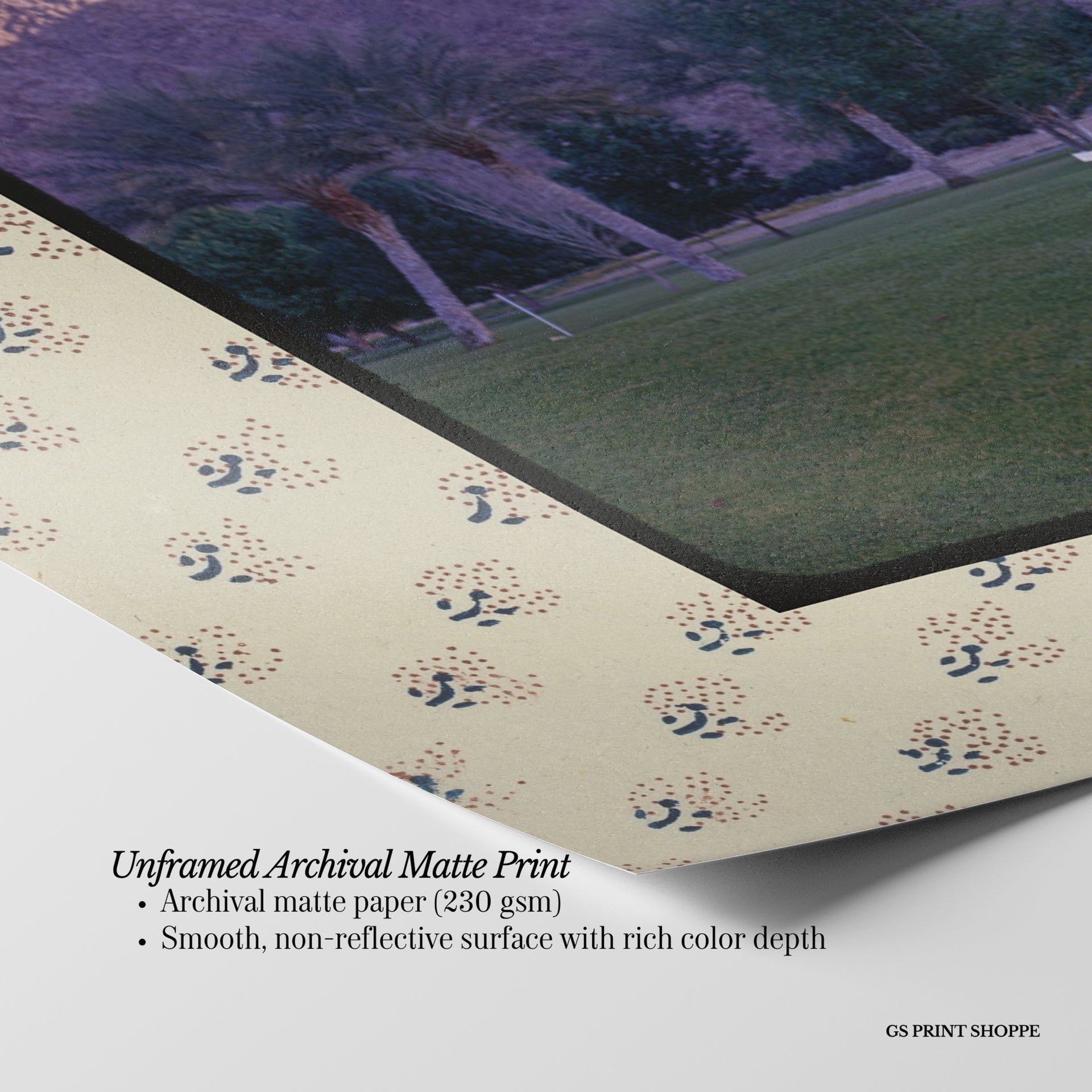 Golfing In Palm Desert Horizontal Art Print