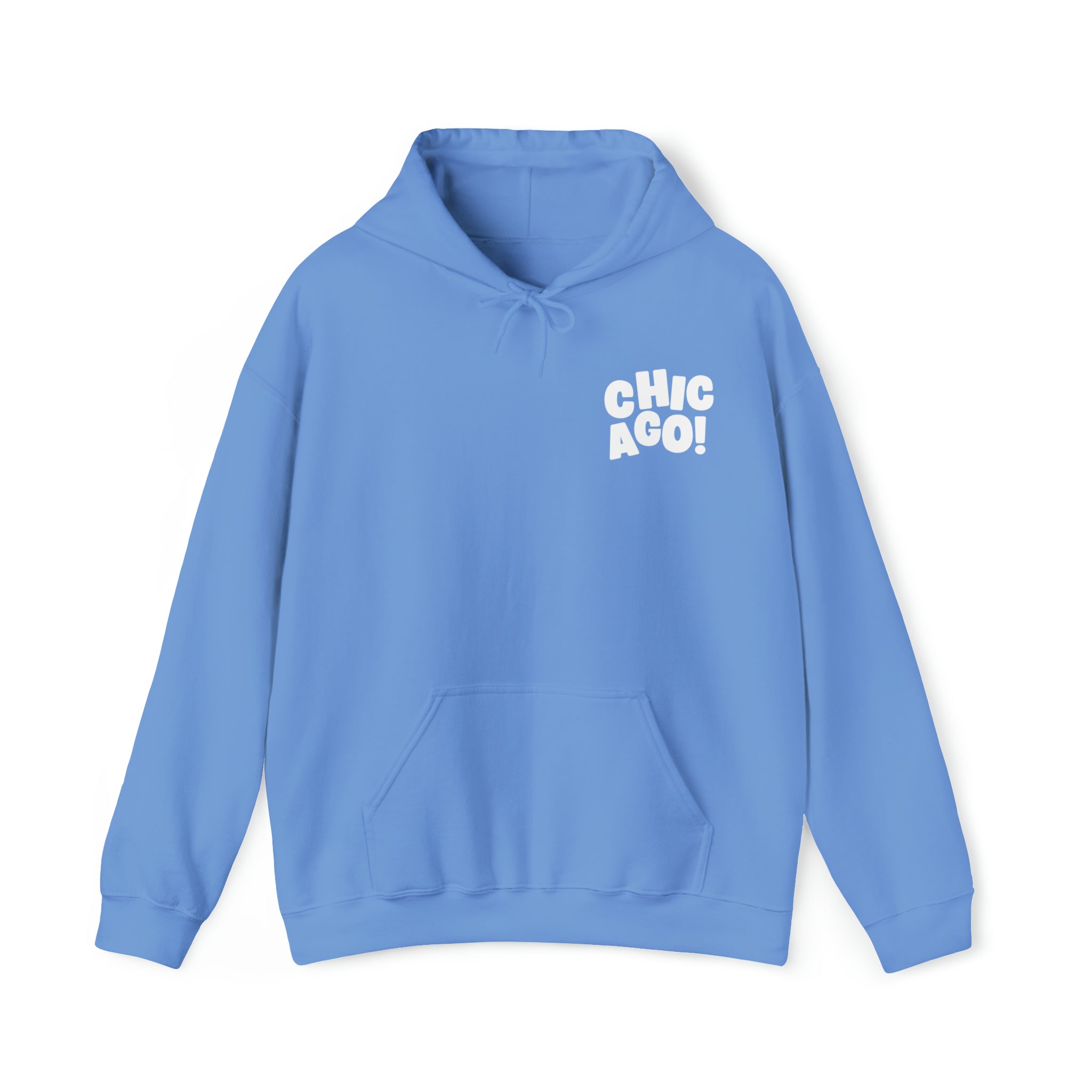 Blue Chicago Hoodie Sweatshirt
