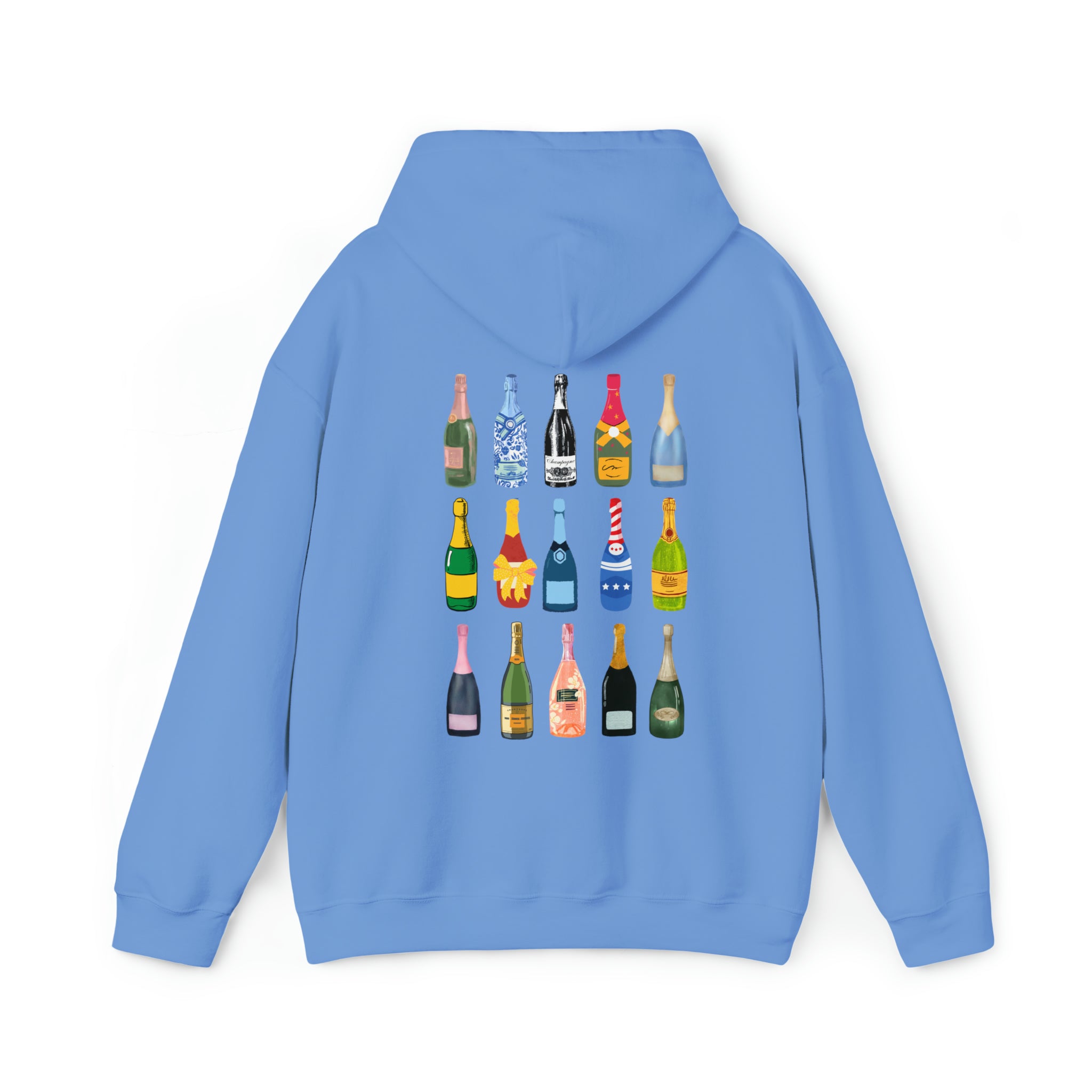 Champagne Hoodie Sweatshirt flat lay view