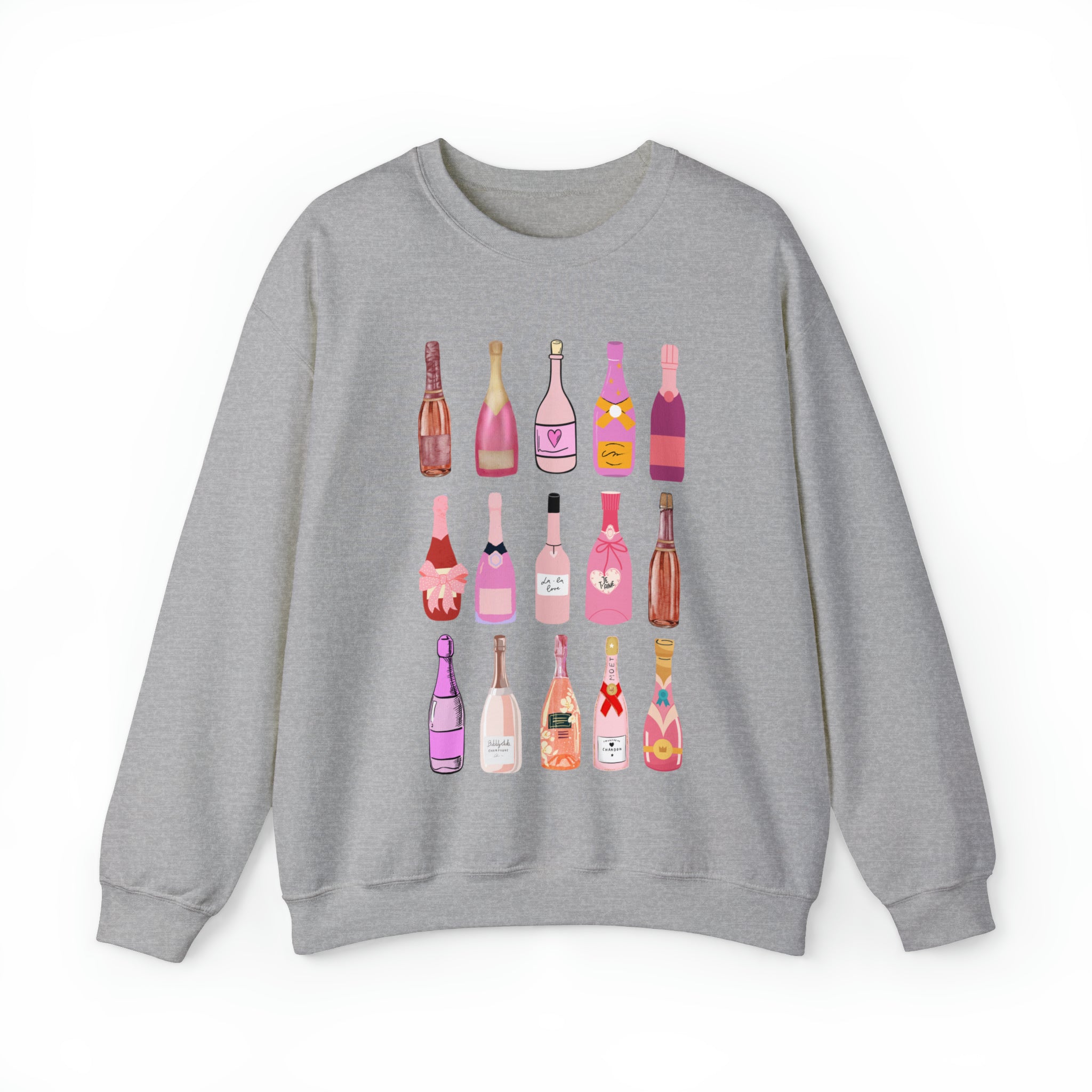 Pink Champagne Crewneck Sweatshirt