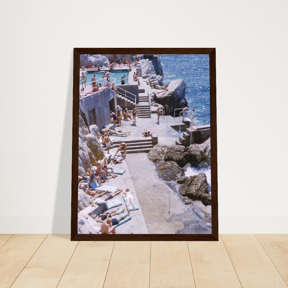 Toni Frisell Vintage Photograph Italy Capri Premium Matte Paper Wooden Framed Poster