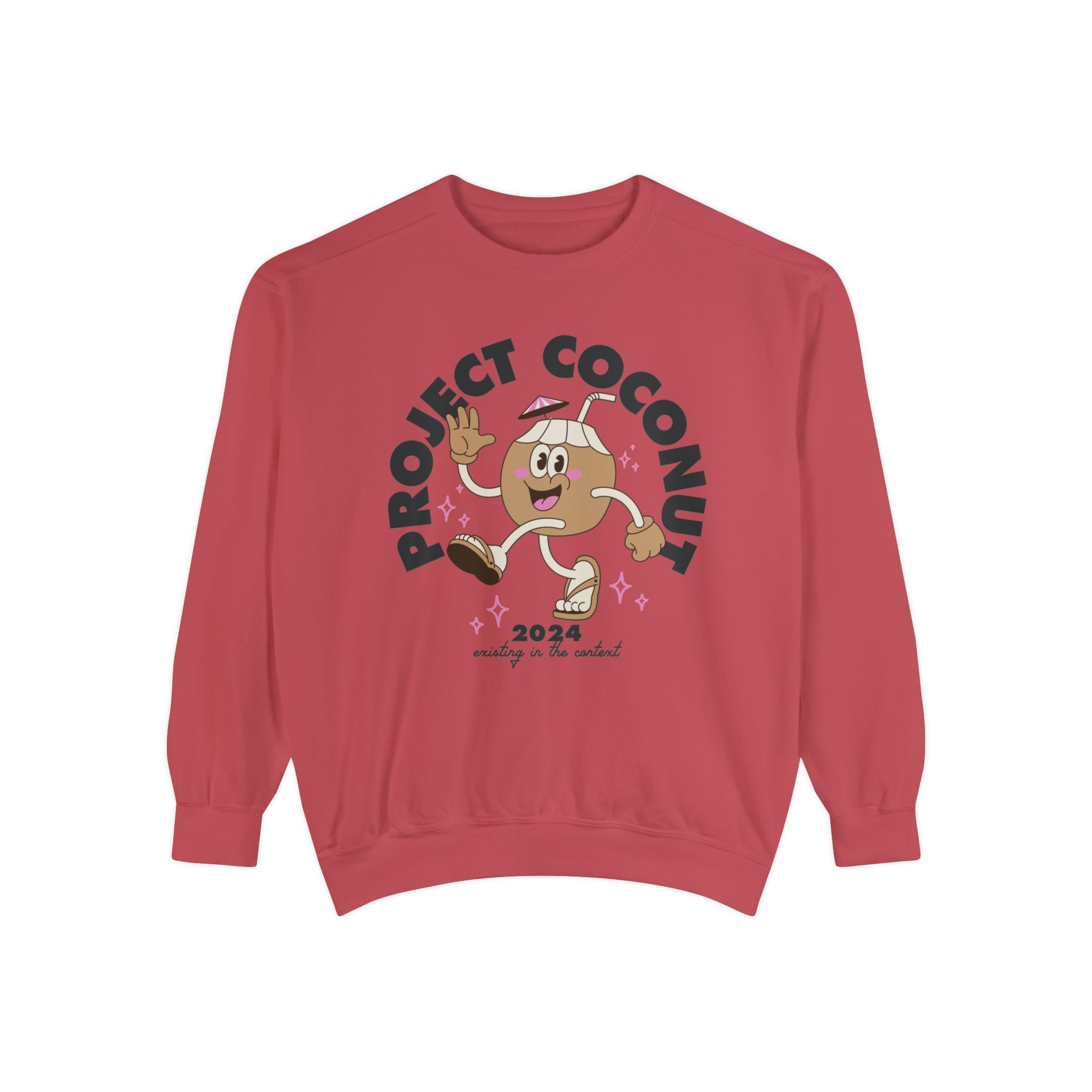 Project Coconut Kamala 2024 Comfort Colors Crewneck Sweatshirt