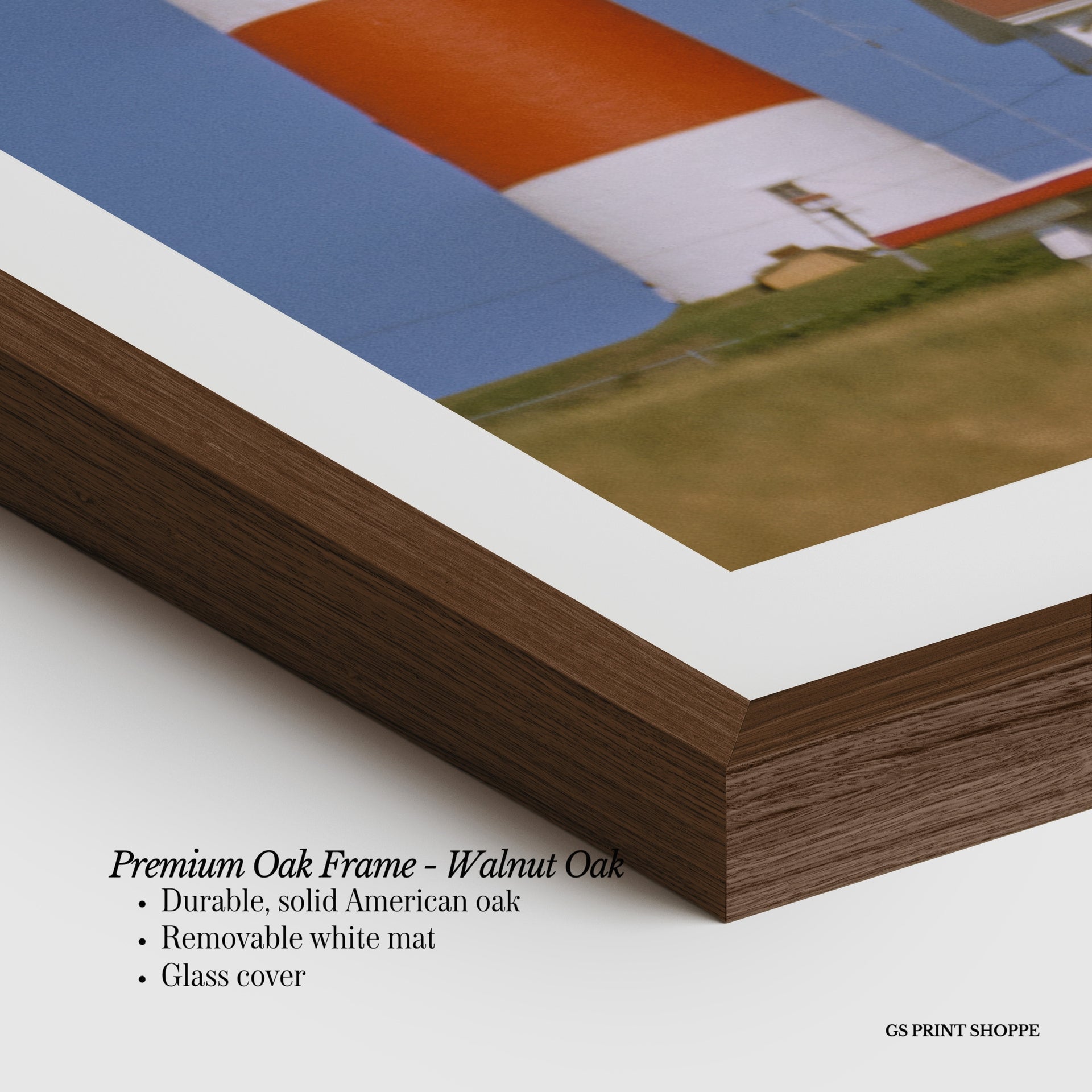 Lighthouse Chat Horizontal Art Print
