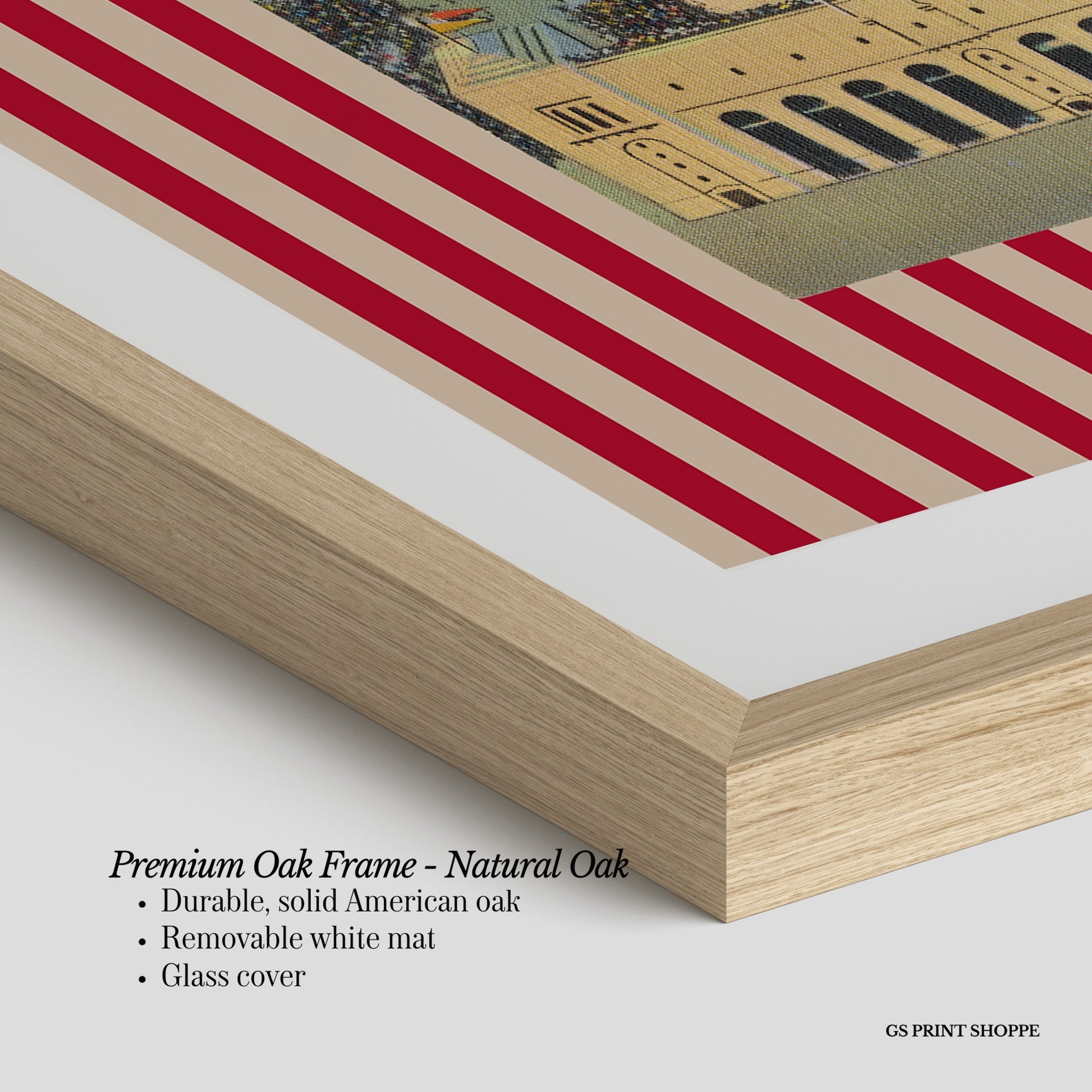 The Ohio State Stadium Horizontal Art Print