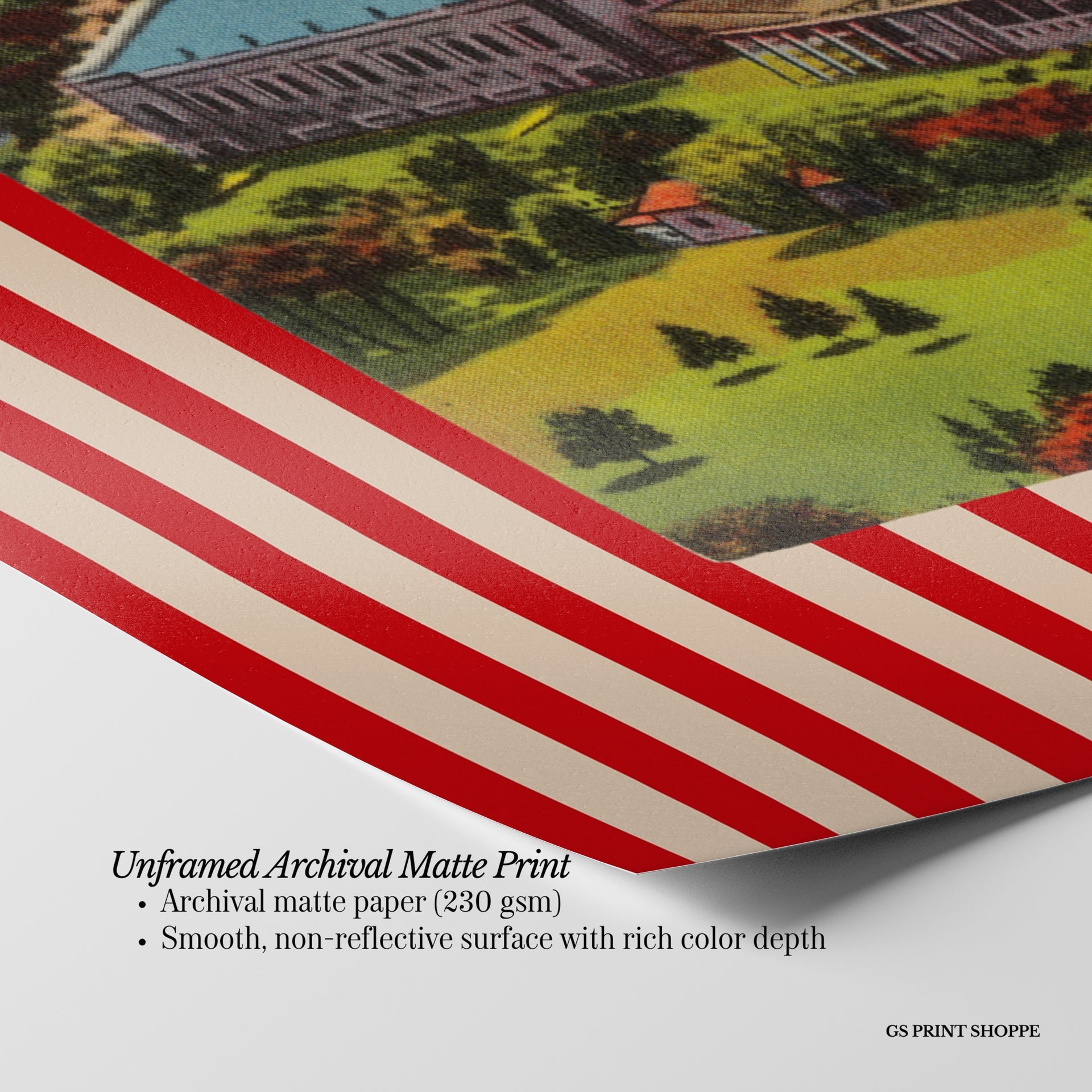 Madison Stadium Horizontal Art Print