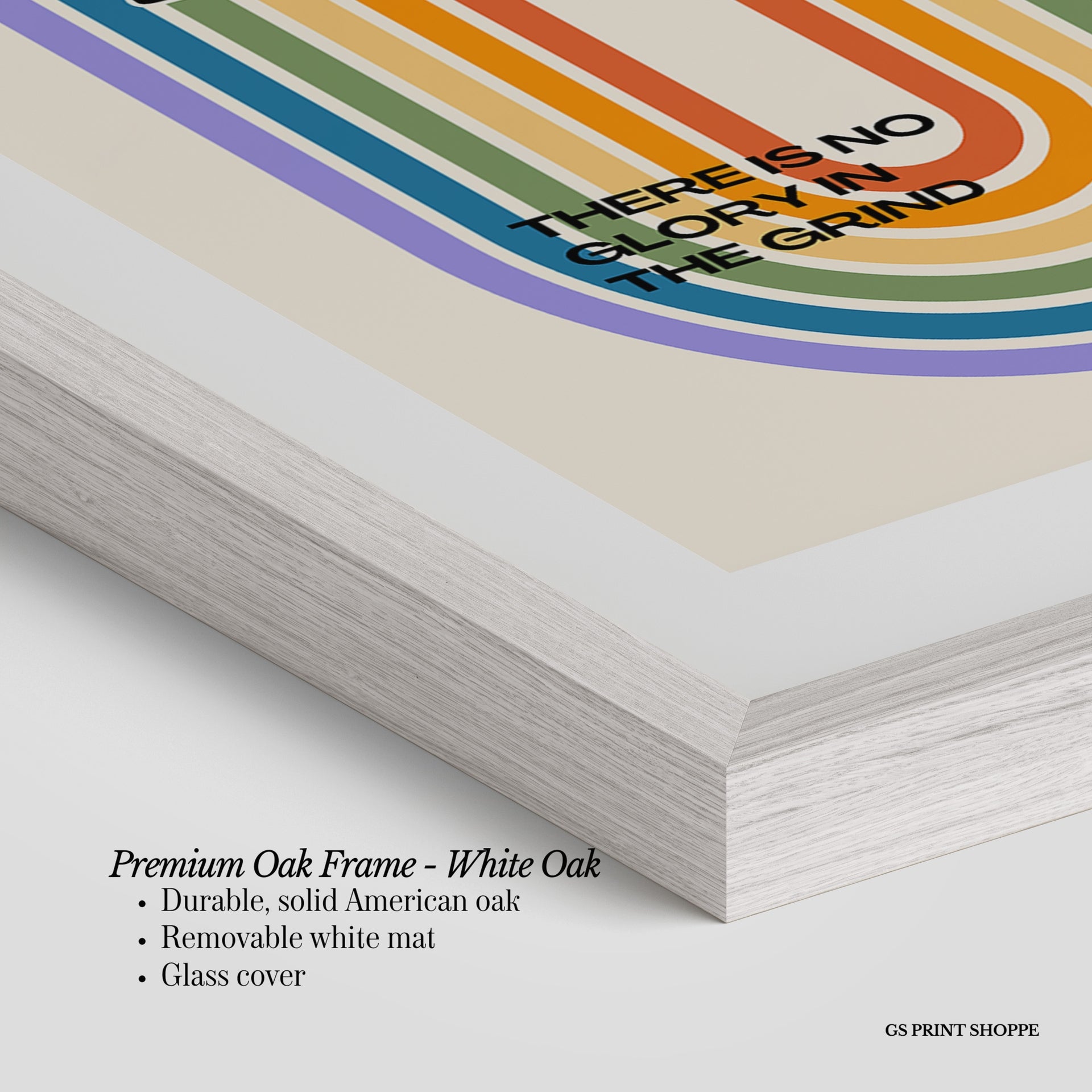 Take a Break Rainbow Vertical Art Print
