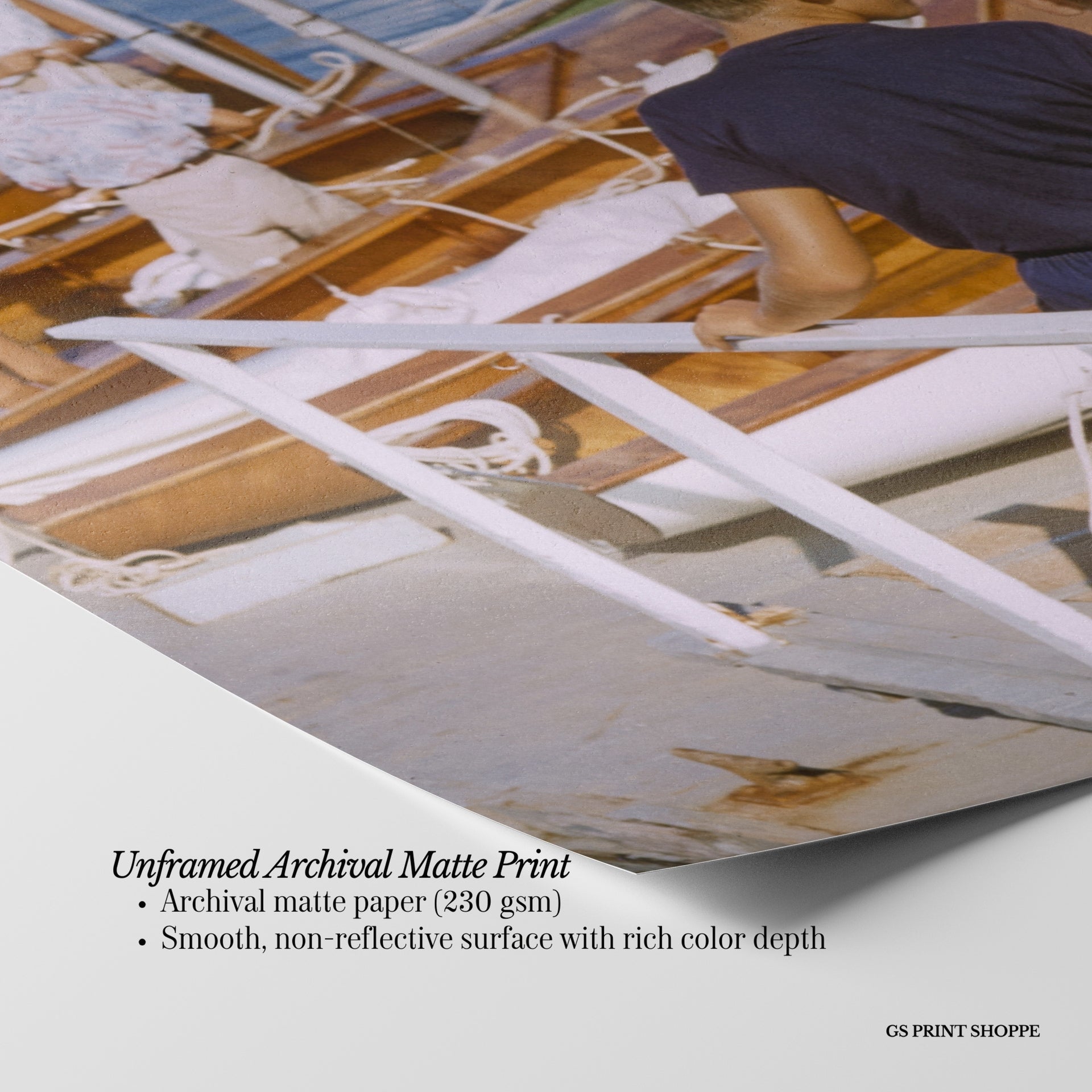Sailboat Dock Kids Vertical Art Print