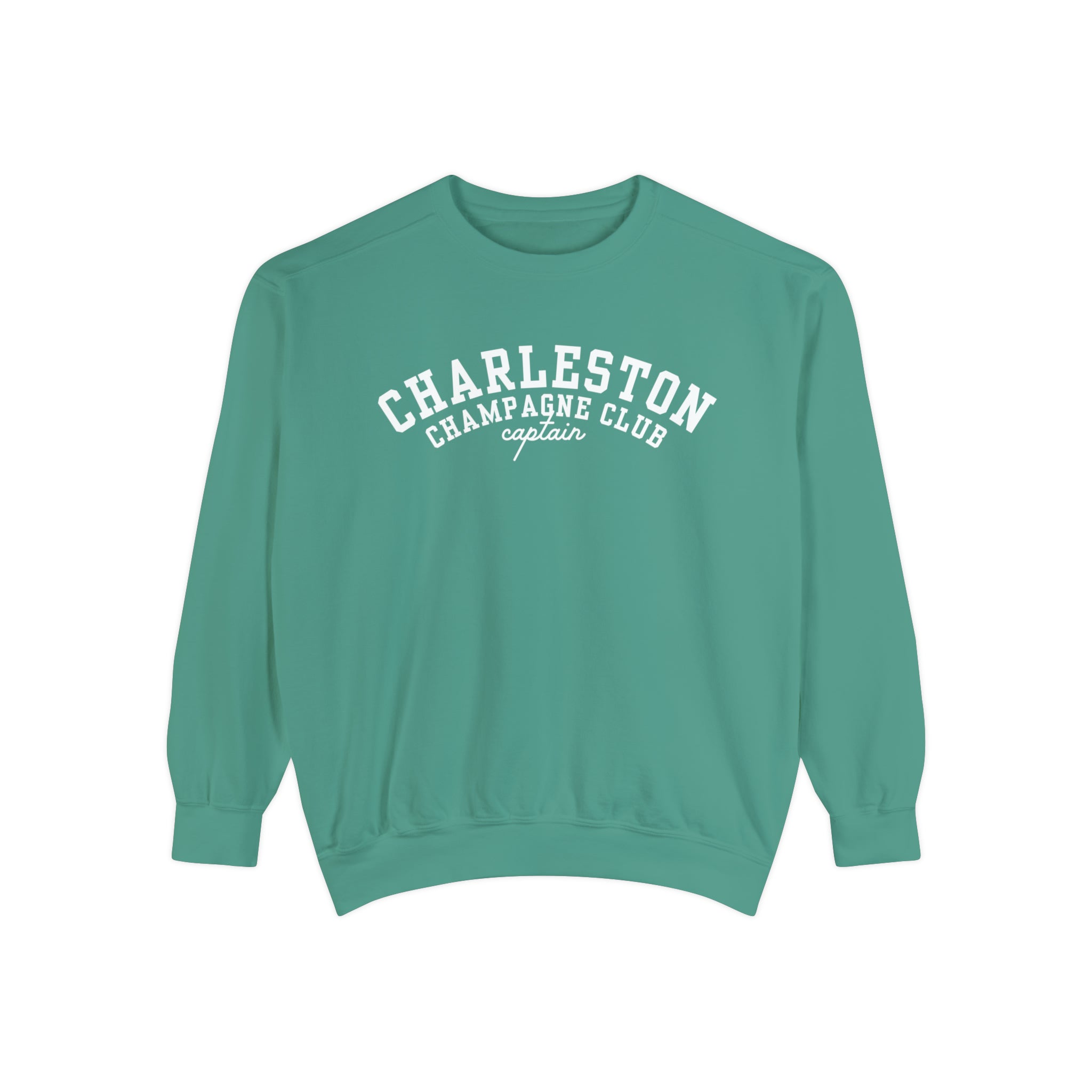 Charleston Champagne Club Comfort Colors Crewneck Sweatshirt