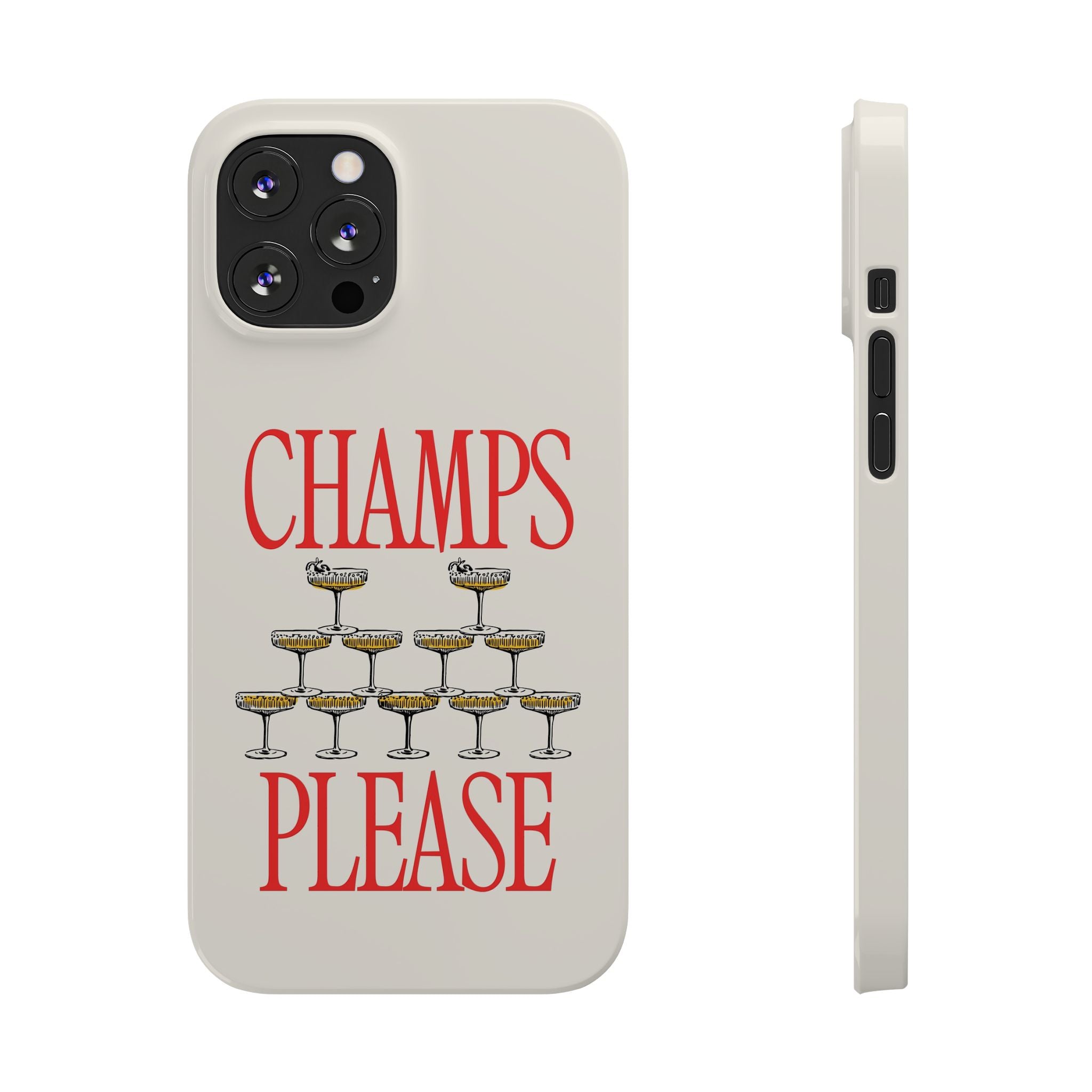 Champs Please iPhone Case