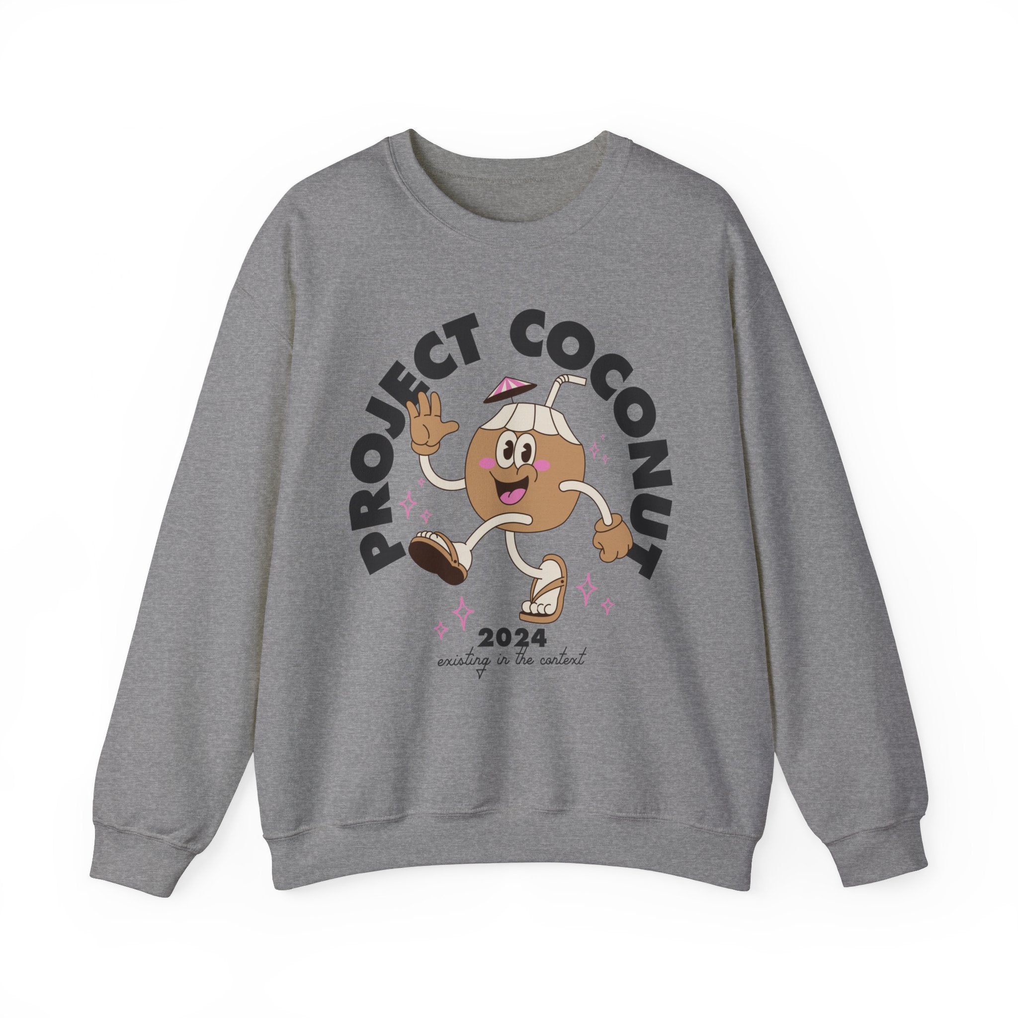 Project Coconut Kamala 2024 Gildan Crewneck Sweatshirt