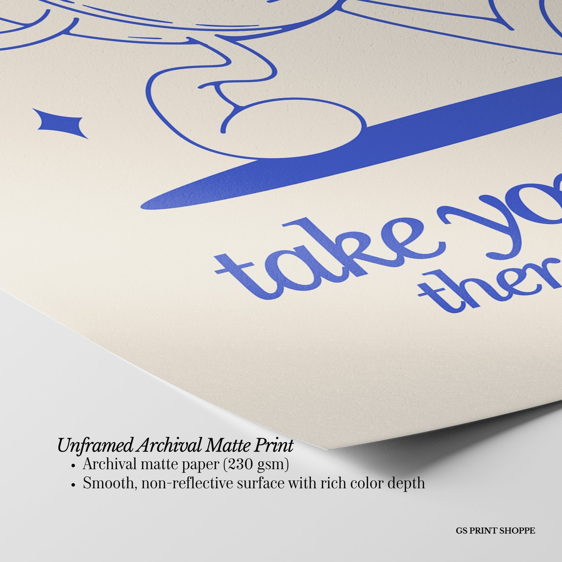 Take Your Time Heart Vertical Art Print