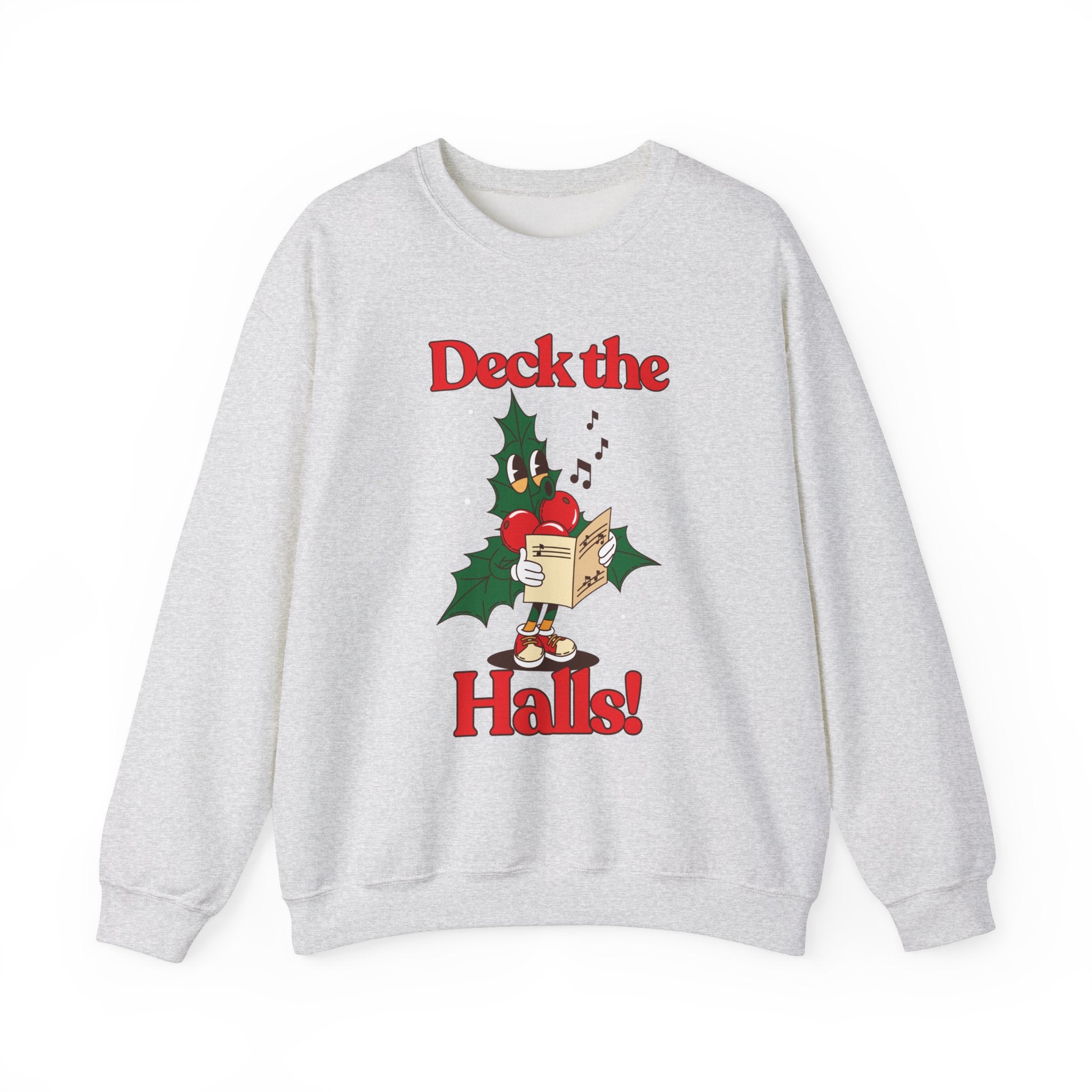 Deck the Halls Holiday Gildan Crewneck Sweatshirt