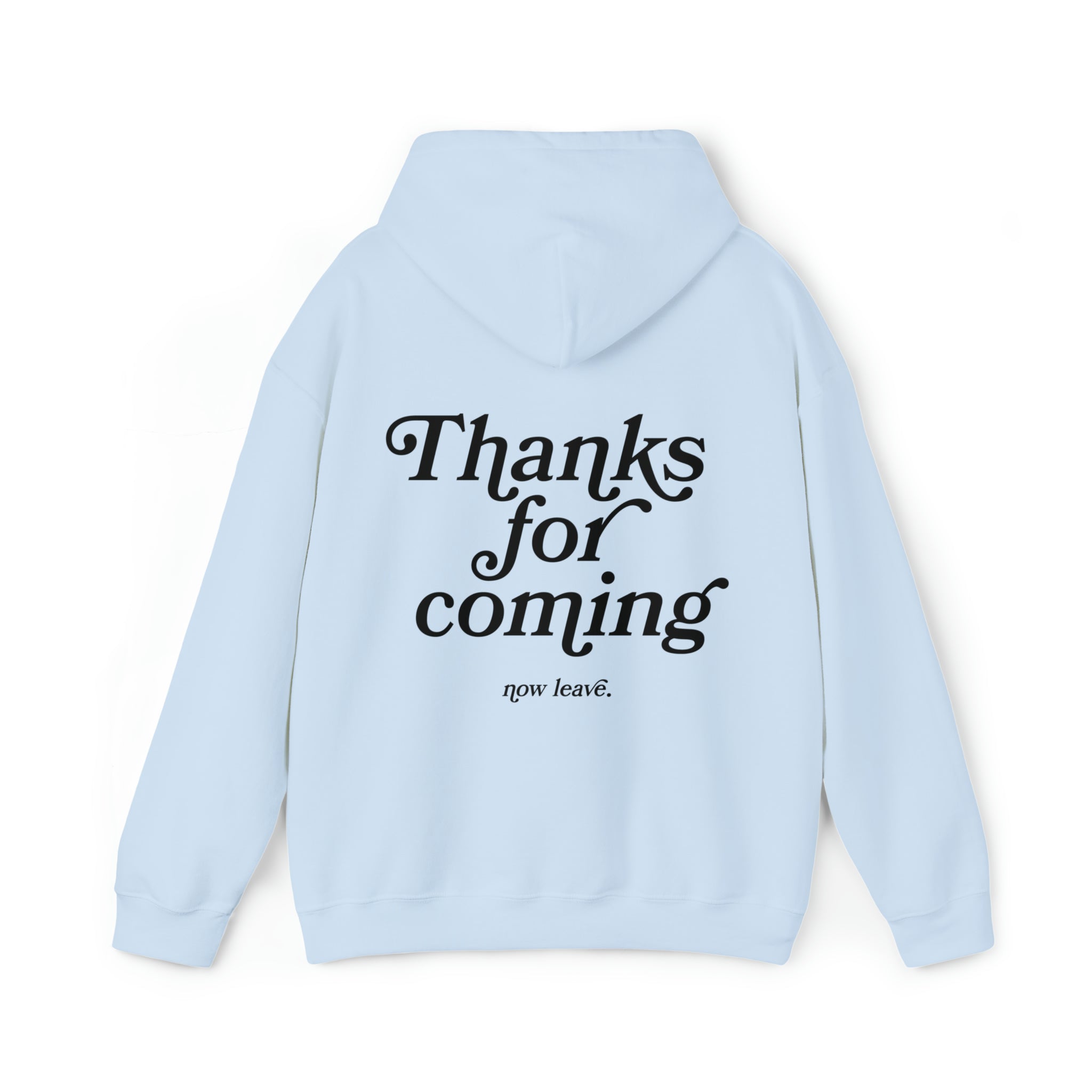 Thanks for Coming Hoodie Sweatshirt