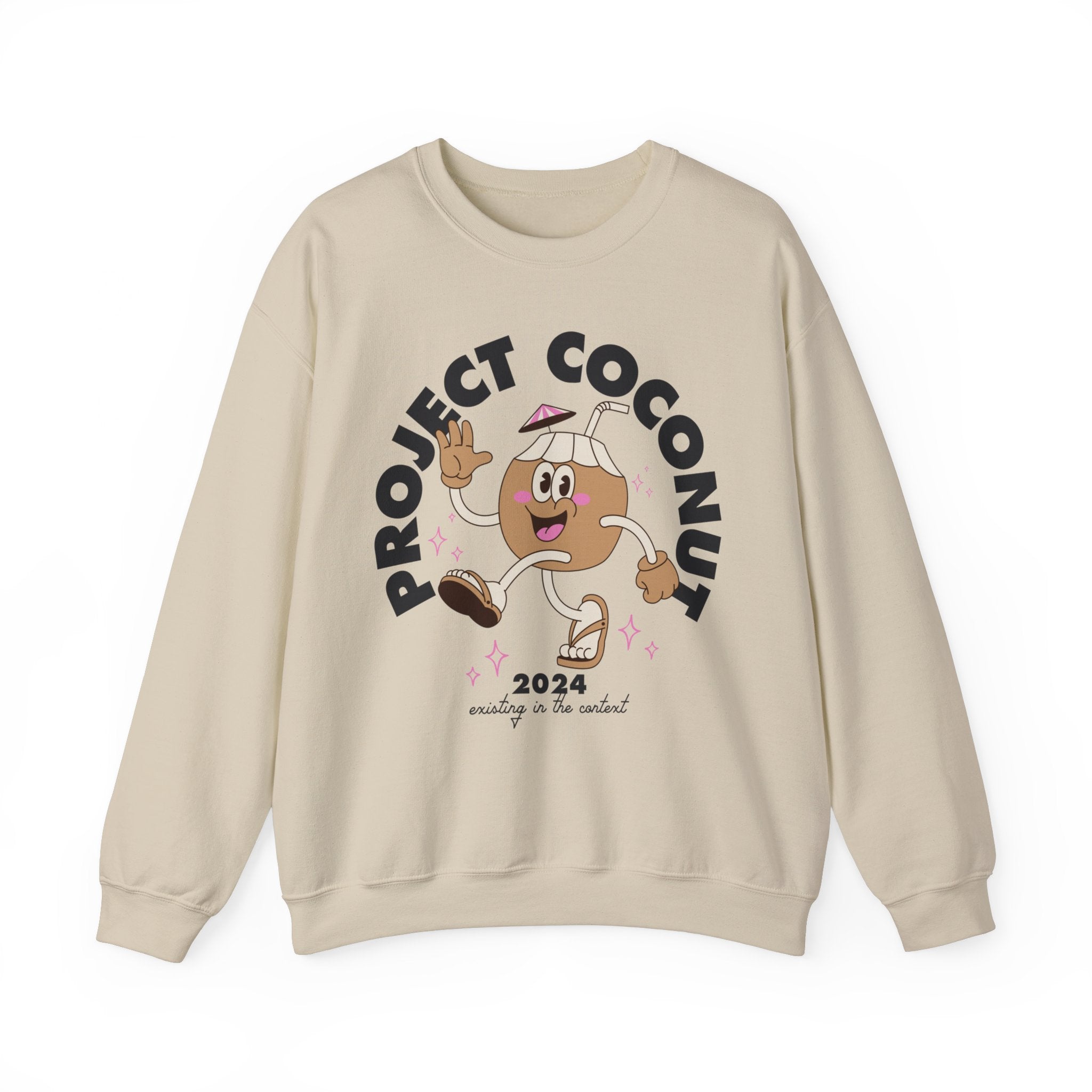 Project Coconut Kamala 2024 Gildan Crewneck Sweatshirt