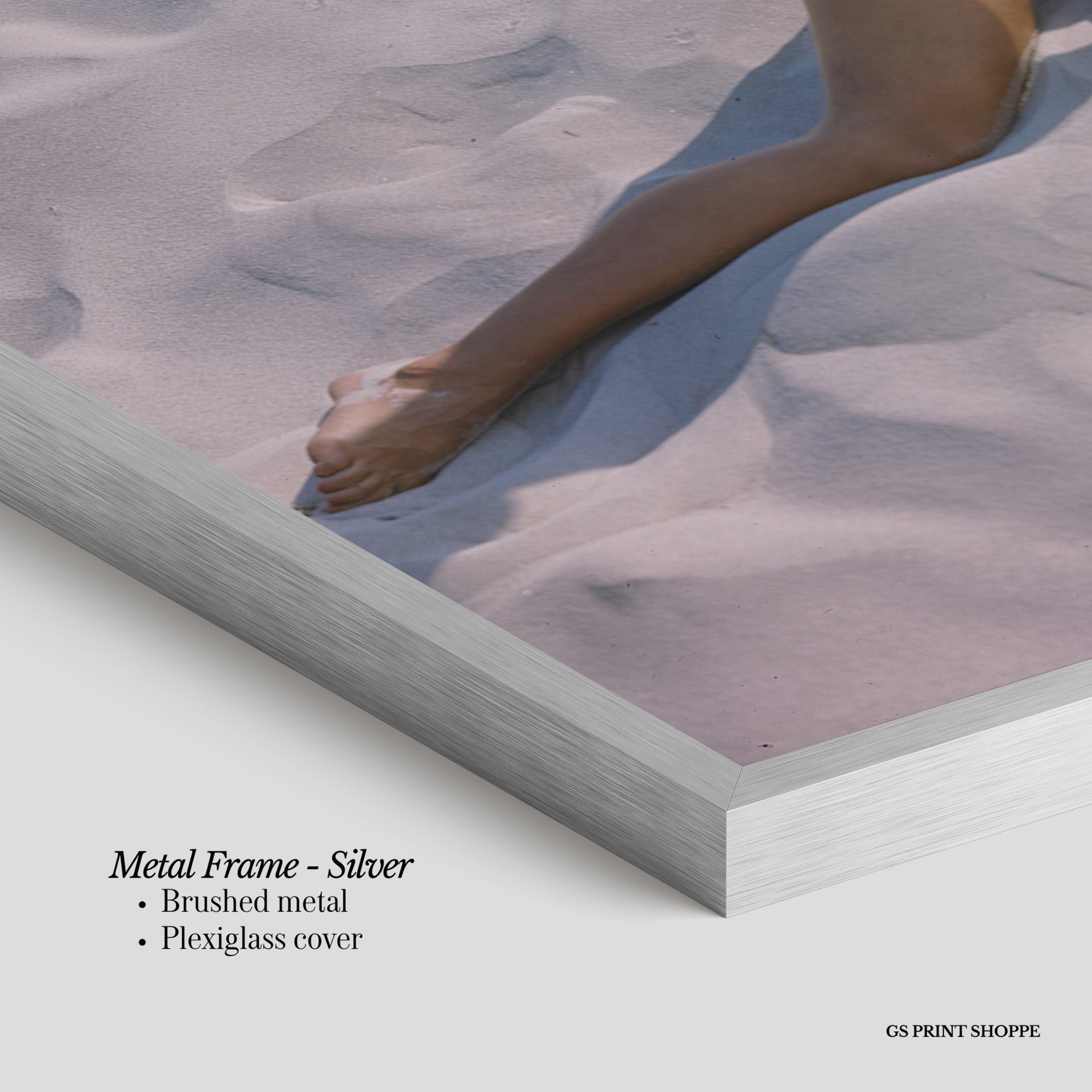 Sand Dunes Swimsuit Vertical Art Print