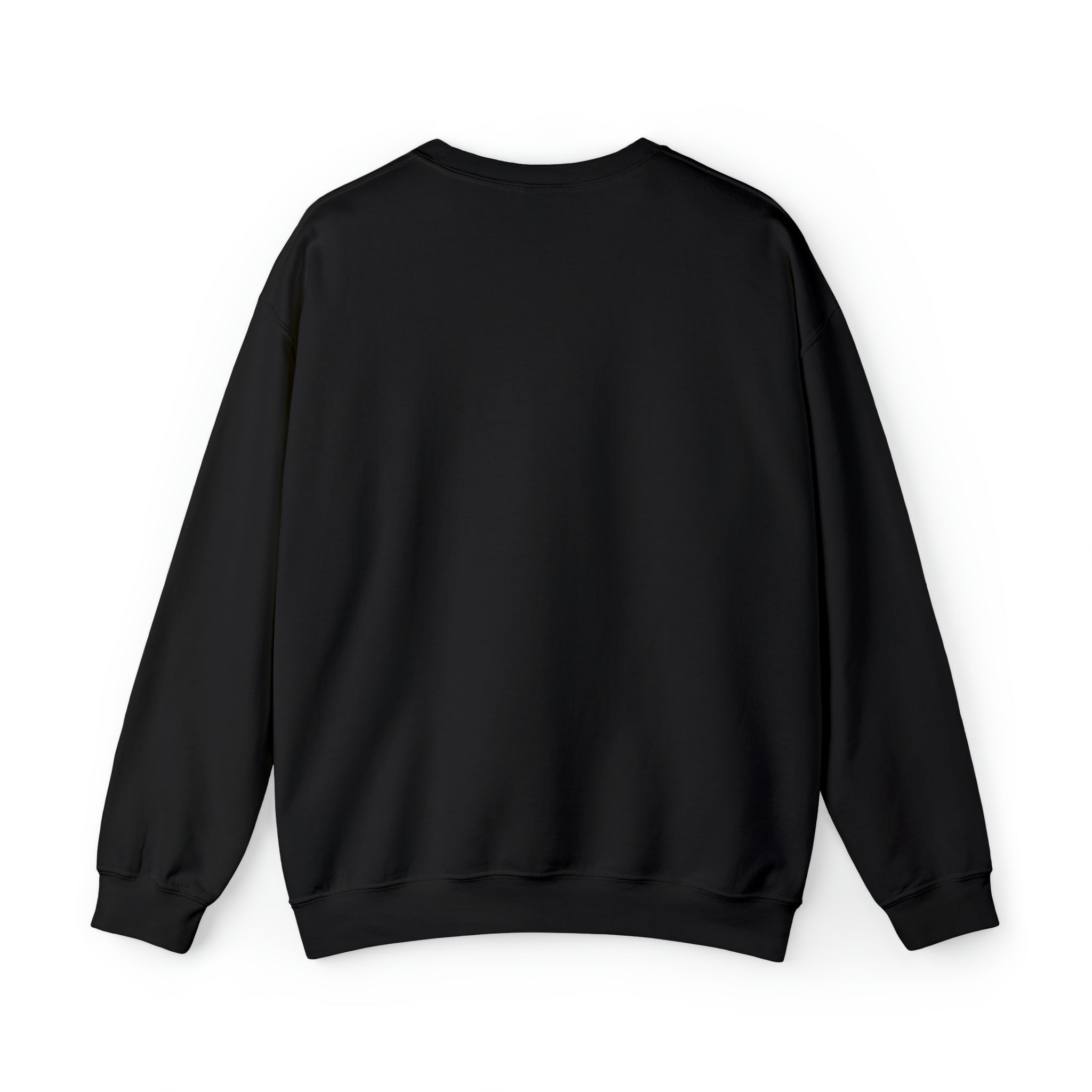 A fashion-forward look with the 'Bitch Crewneck Sweatshirt' as the centerpiece of the outfit.