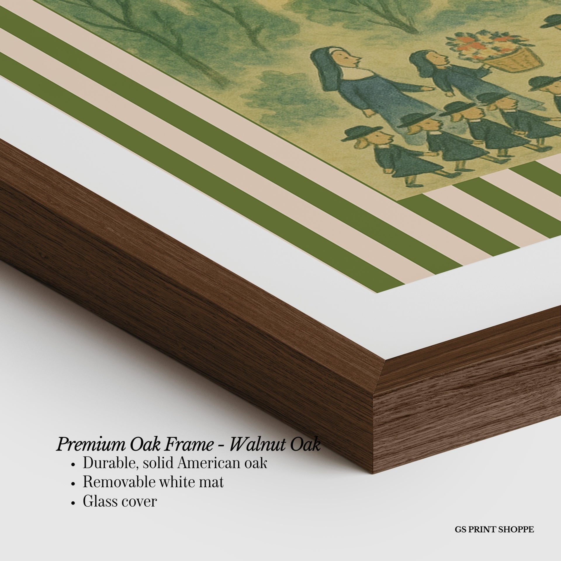 San Francisco Illustration Horizontal Art Print