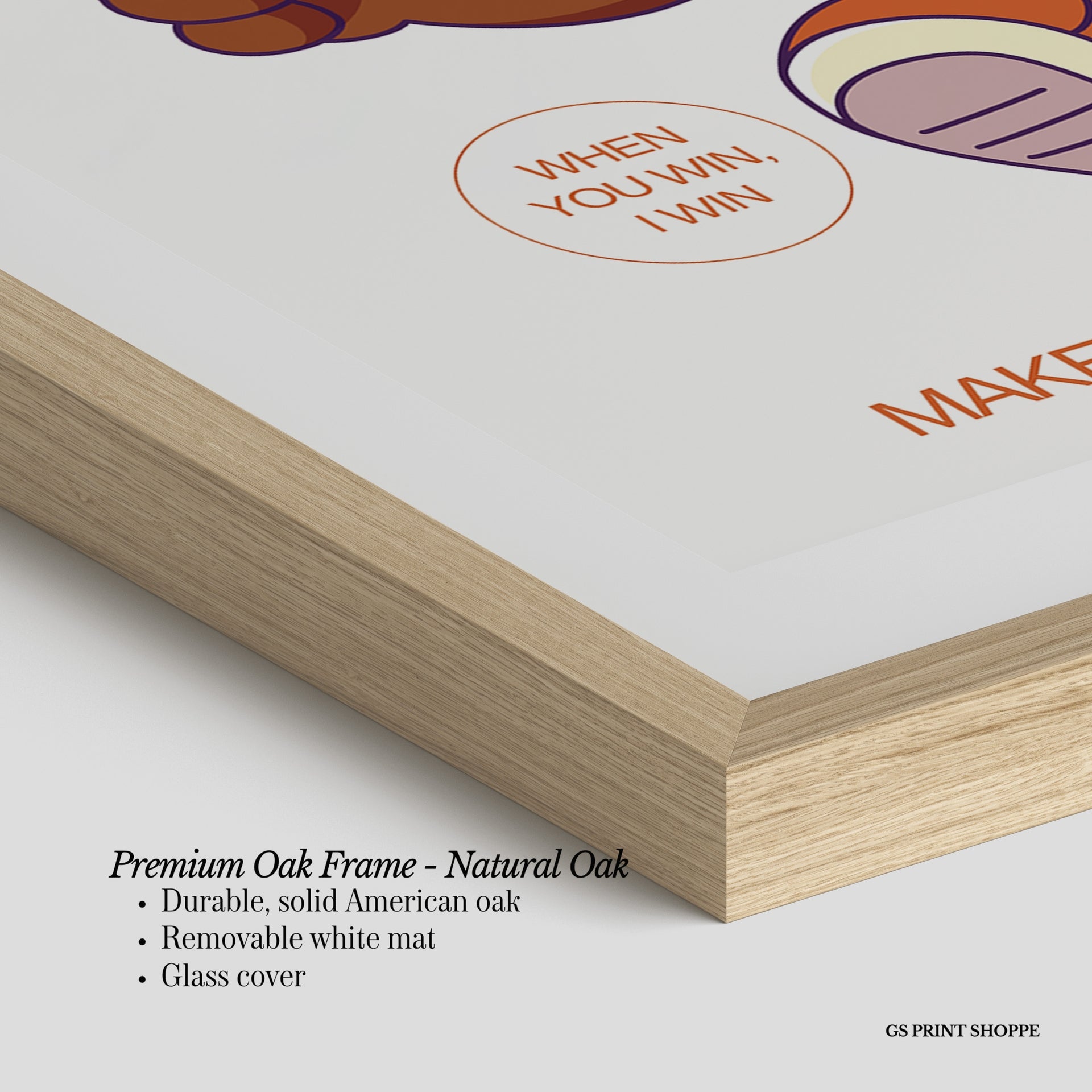Make Every Minute Count Vertical Art Print - White