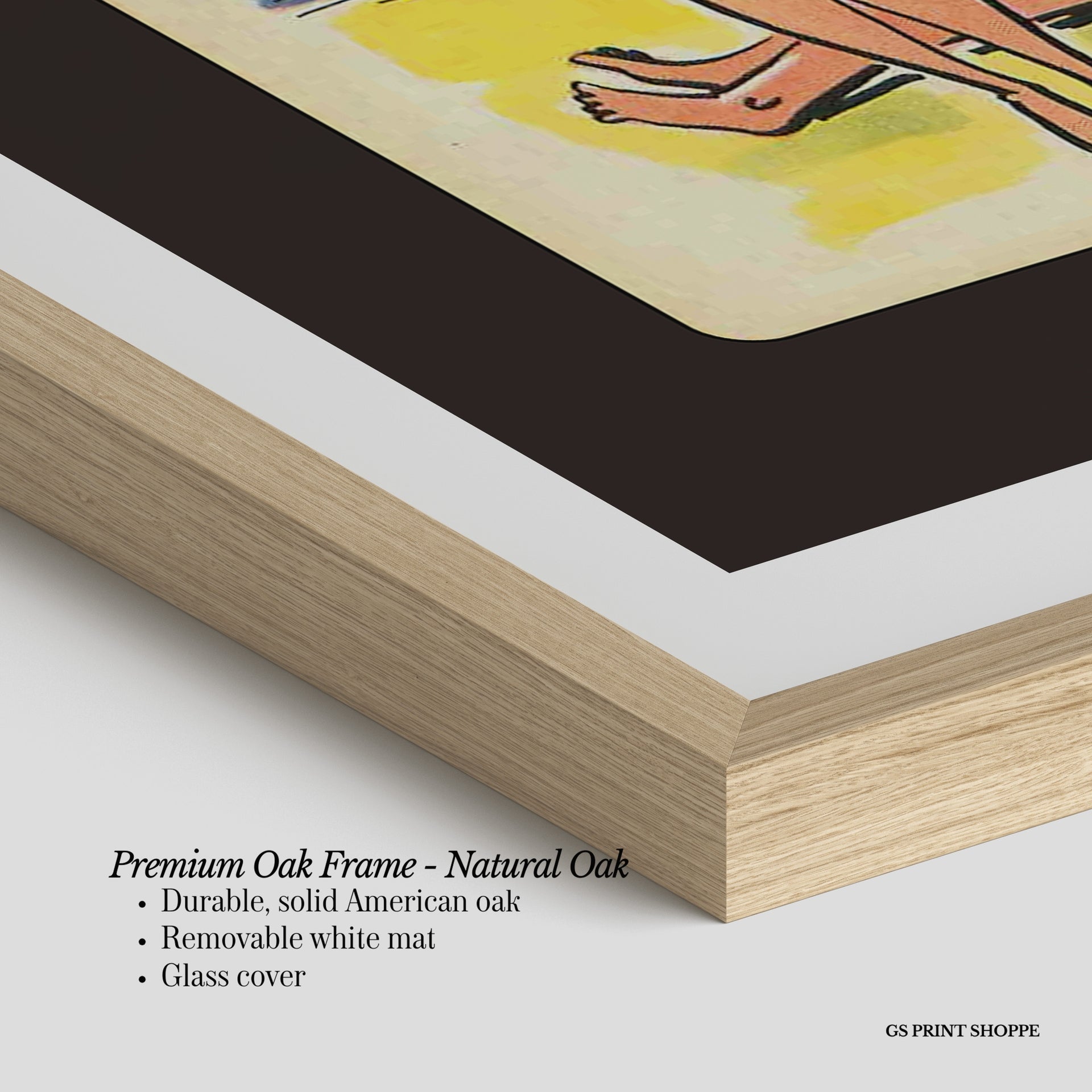 Type Vintage Card Vertical Art Print