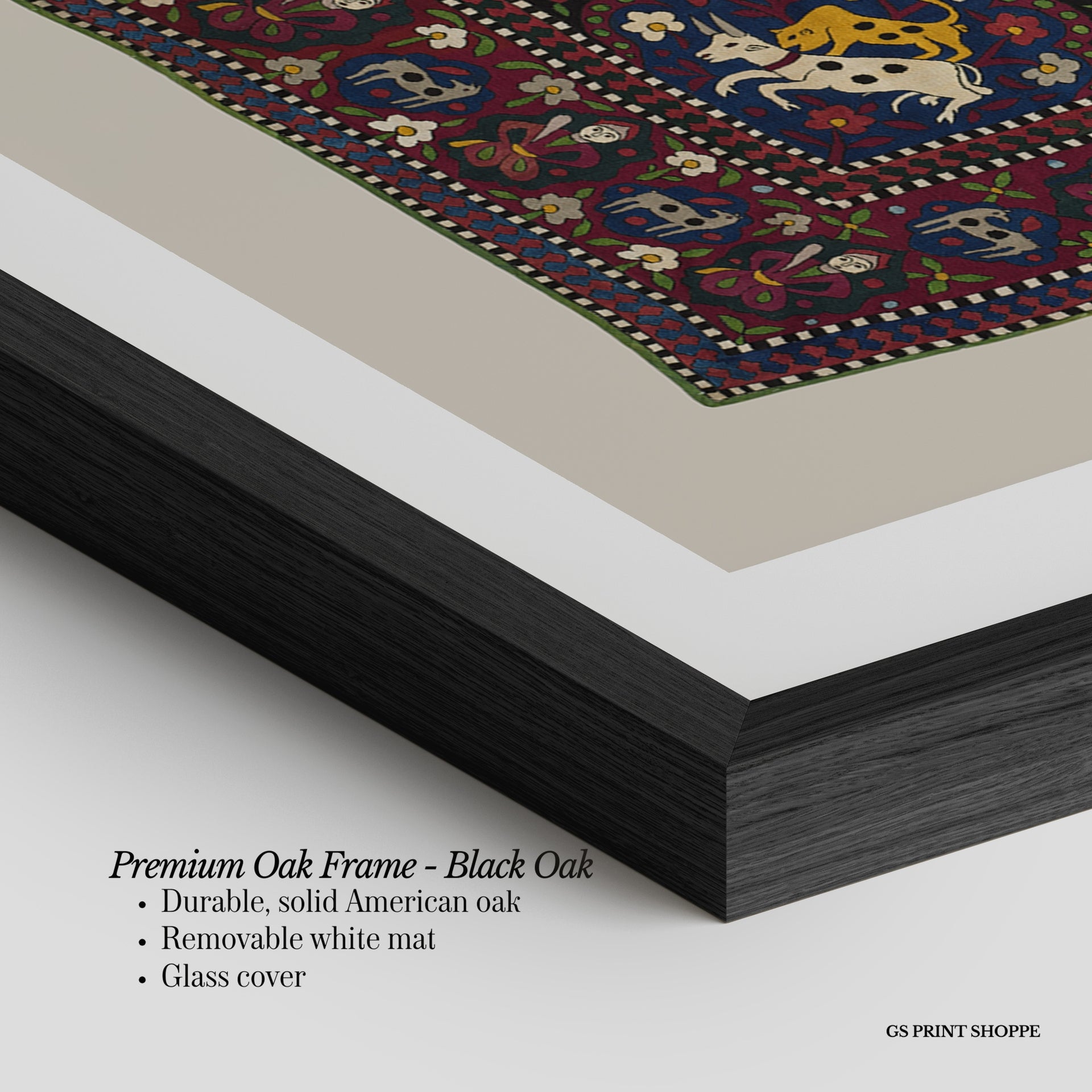 Maroon Rug Horizontal Art Print