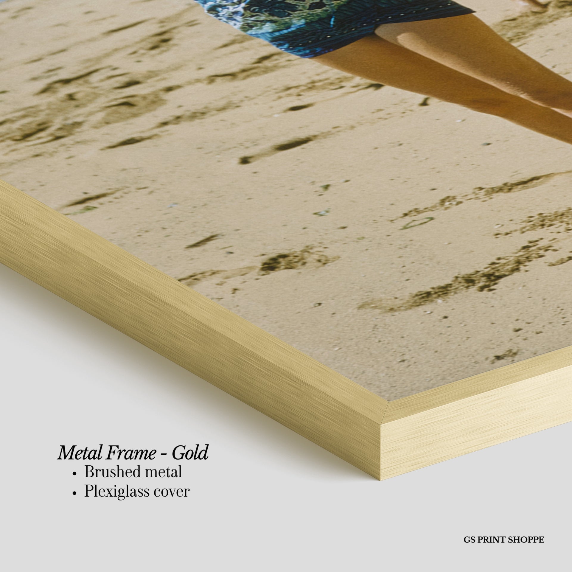 Tropical Beach Trio Vertical Physical Art Print