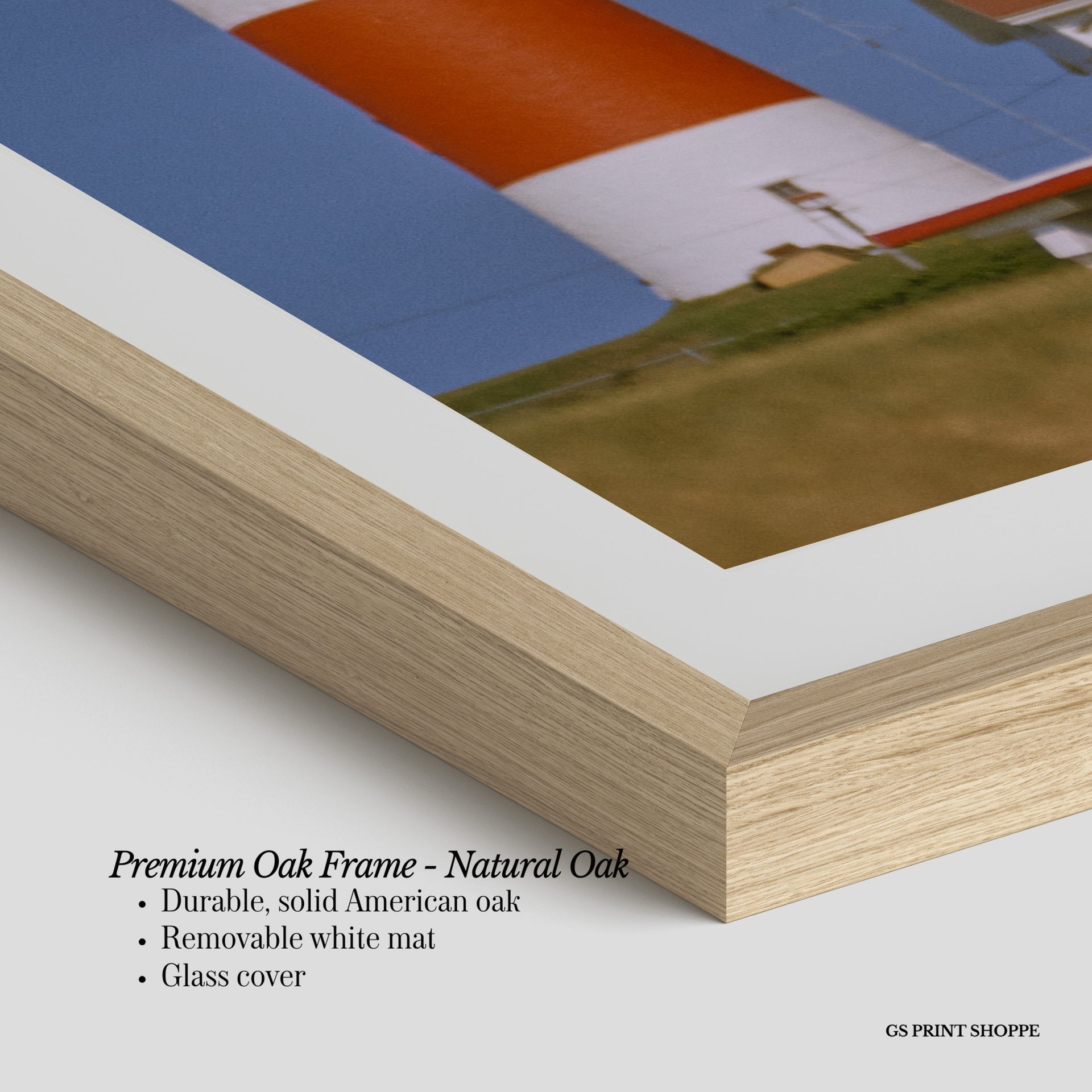 Lighthouse Chat Horizontal Art Print