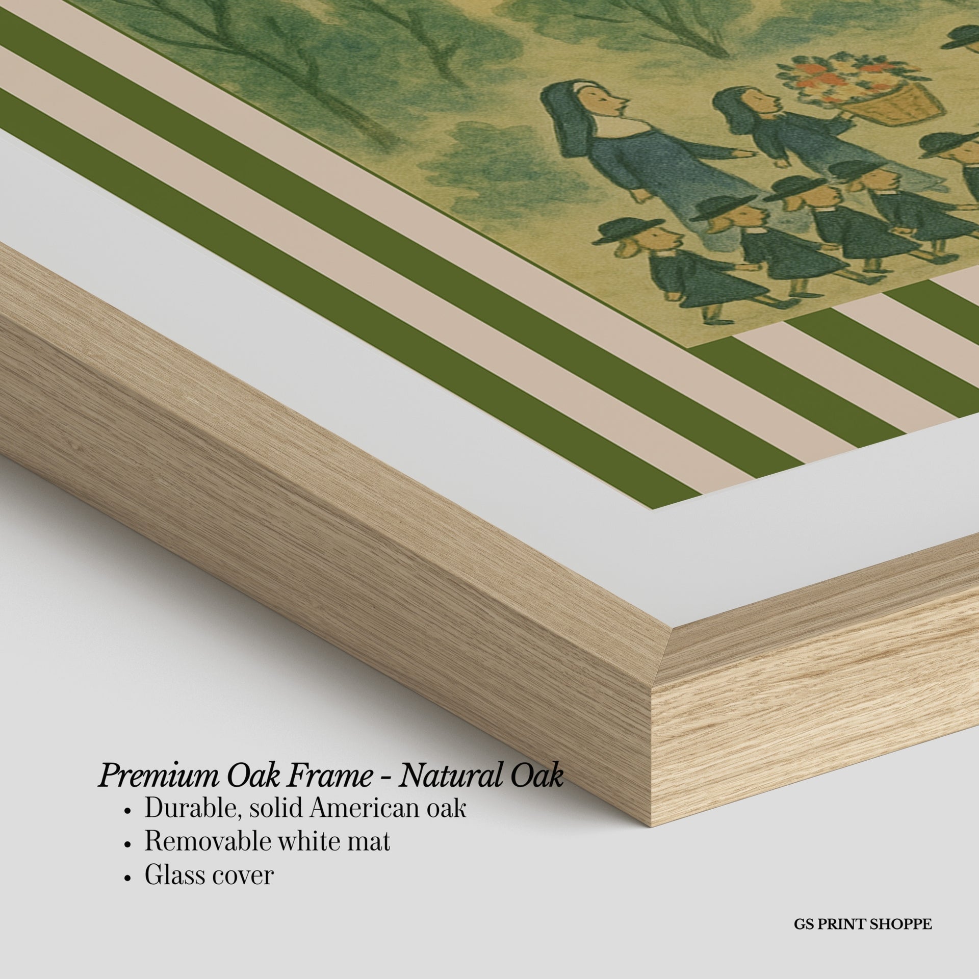 San Francisco Illustration Horizontal Art Print