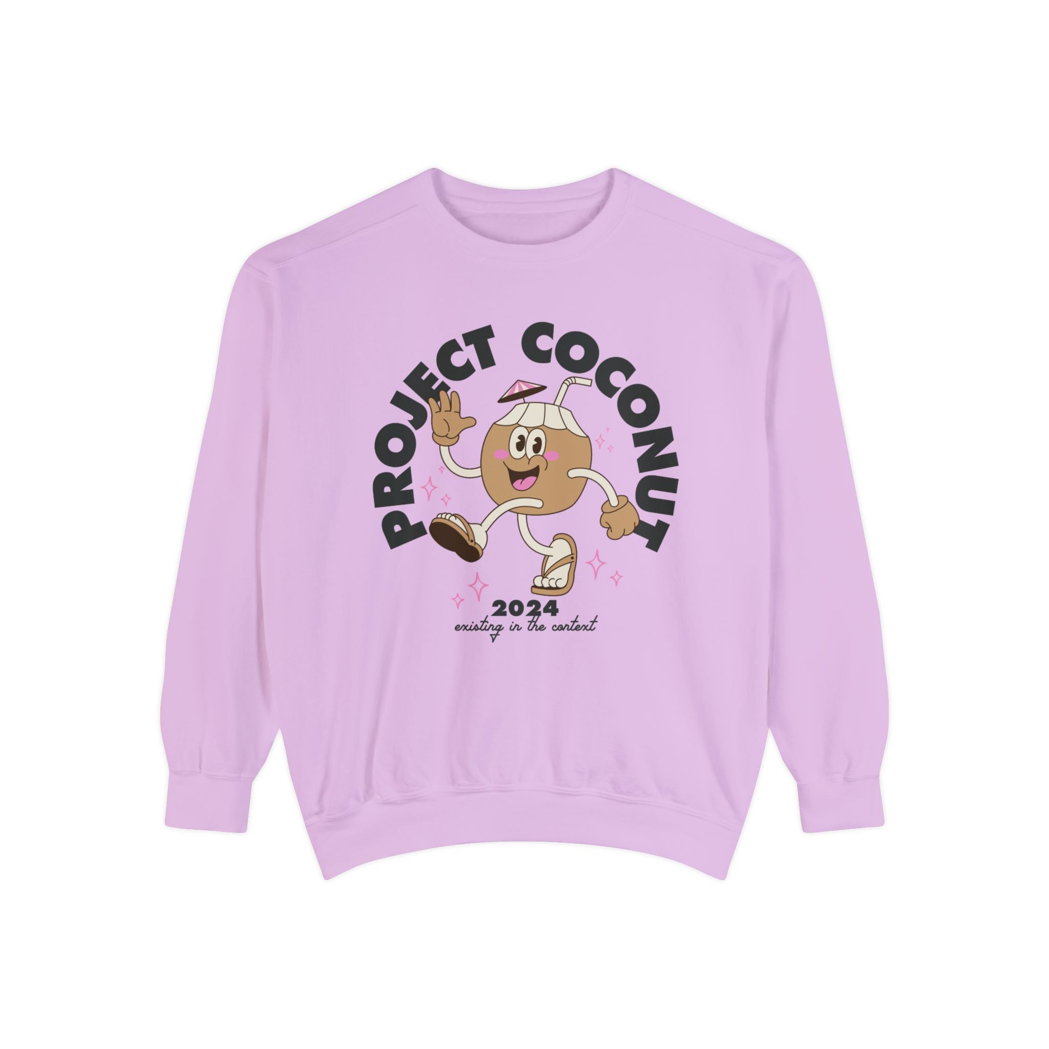 Project Coconut Kamala 2024 Comfort Colors Crewneck Sweatshirt