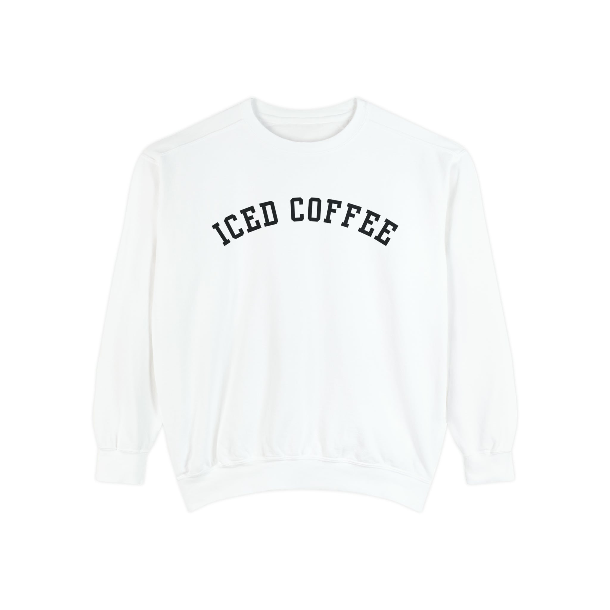 Iced Coffee Comfort Colors Crewneck Sweatshirt