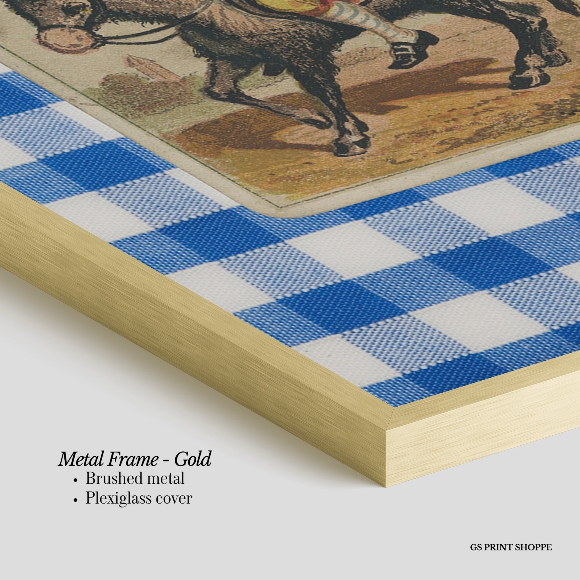 Townspeople Horizontal Art Print