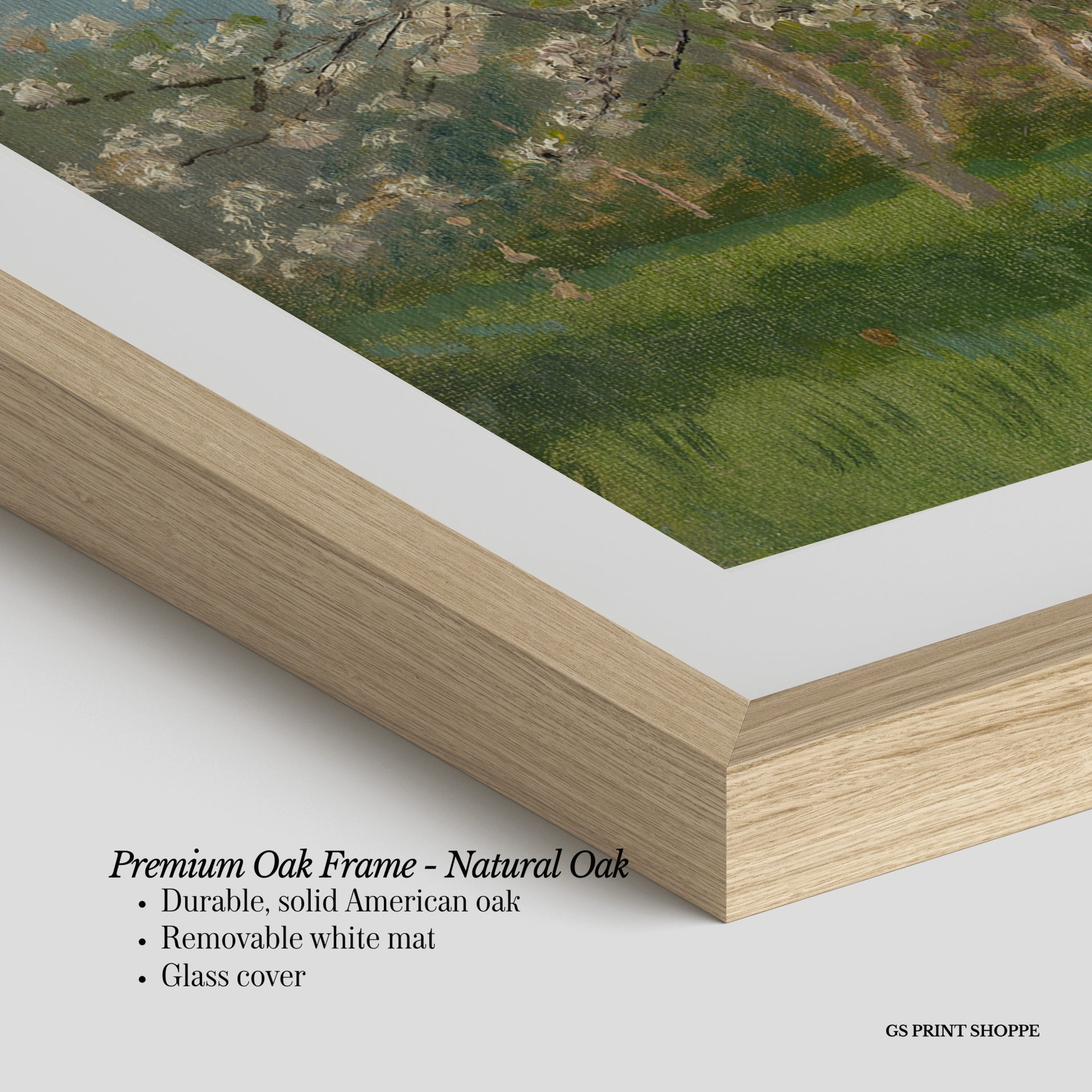 Study of Blooming Trees Horizontal Art Print