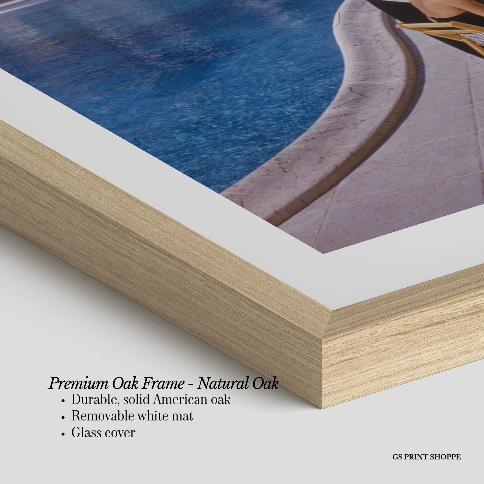 Resort Poolside Vertical Art Print