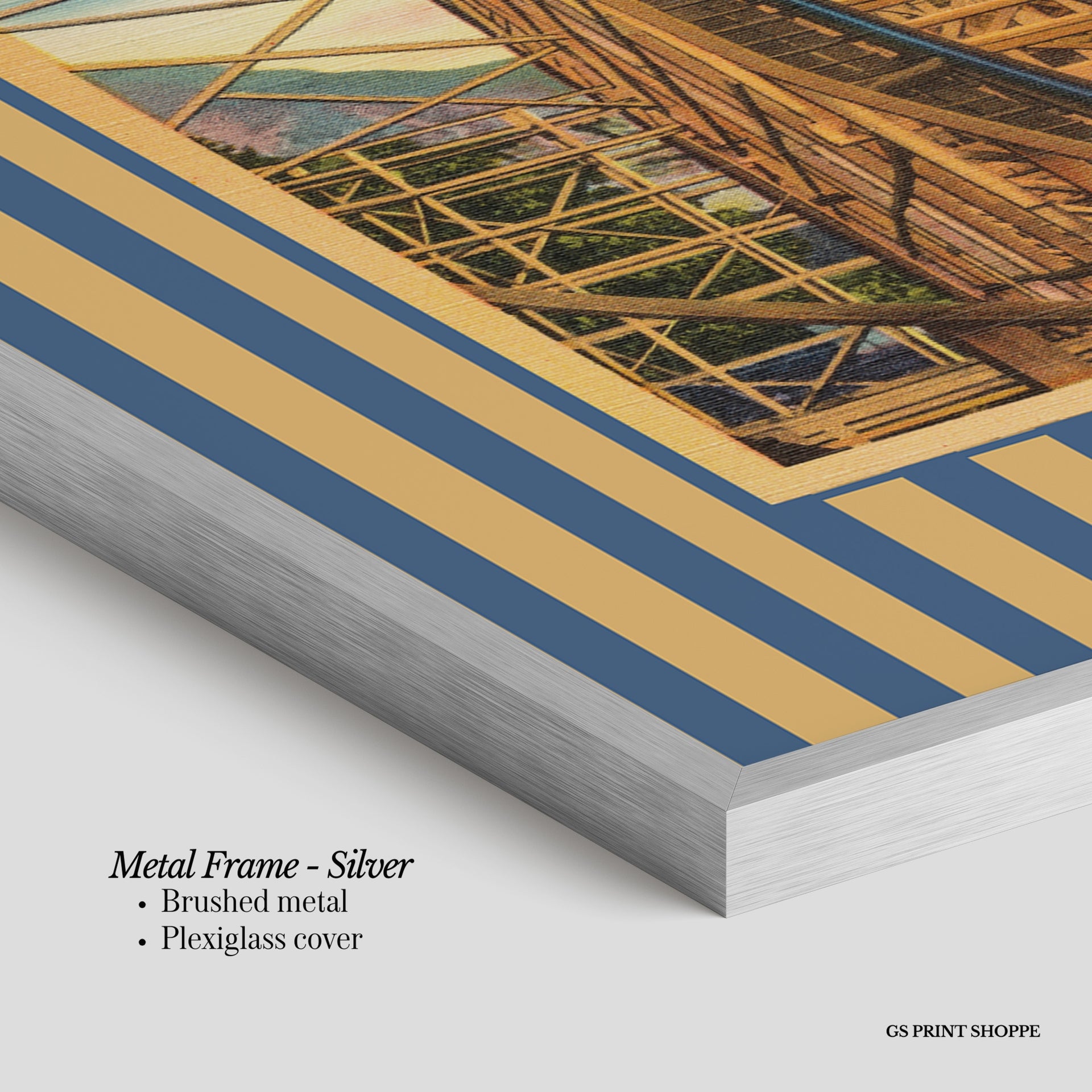 Roller Coaster Vertical Art Print