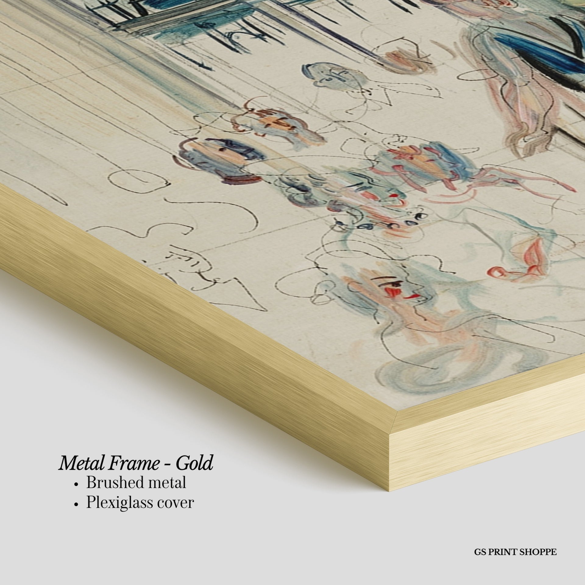 Schiaparelli Raoul Dufy Horizontal Art Print