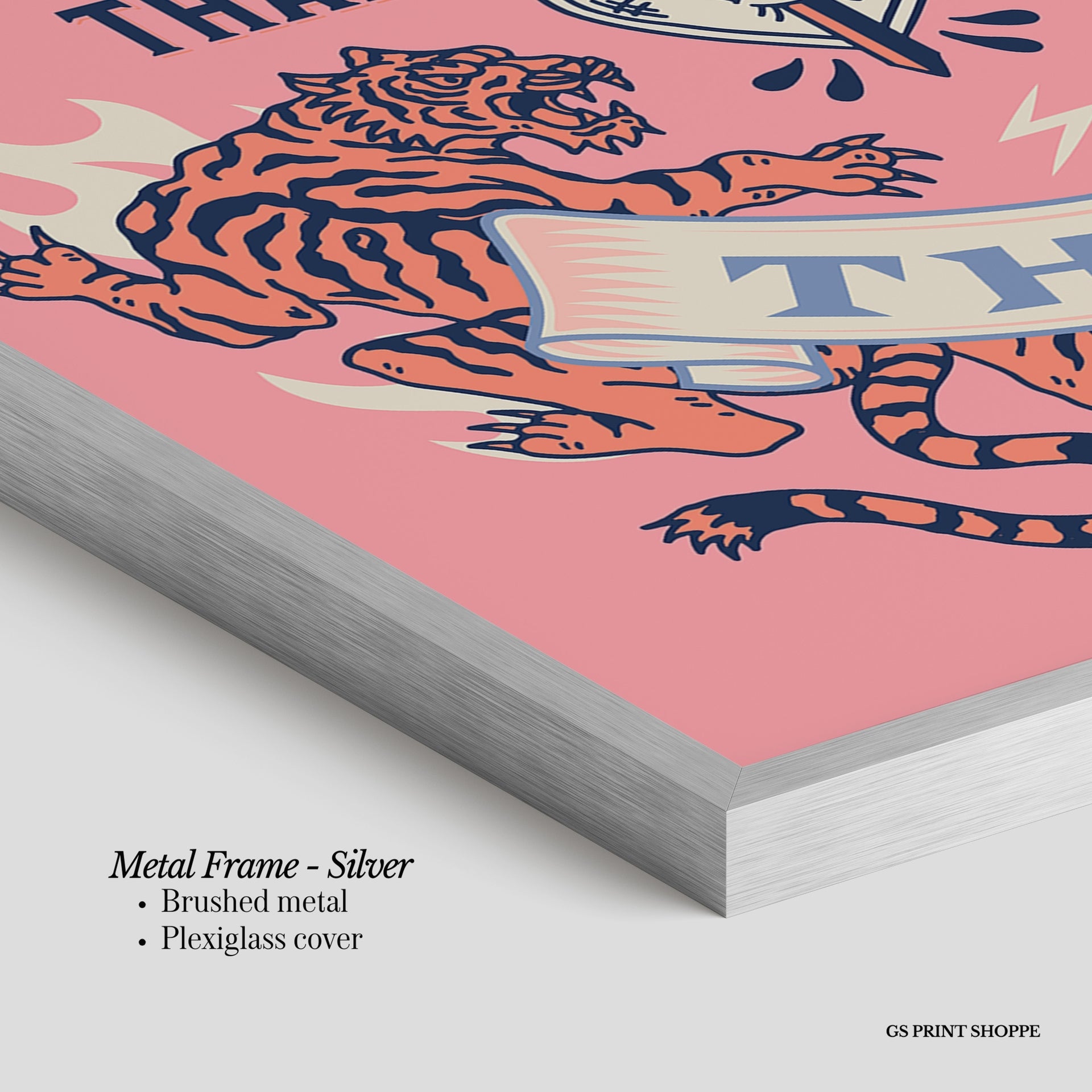 Stronger Than You Think Vertical Art Print - Pink