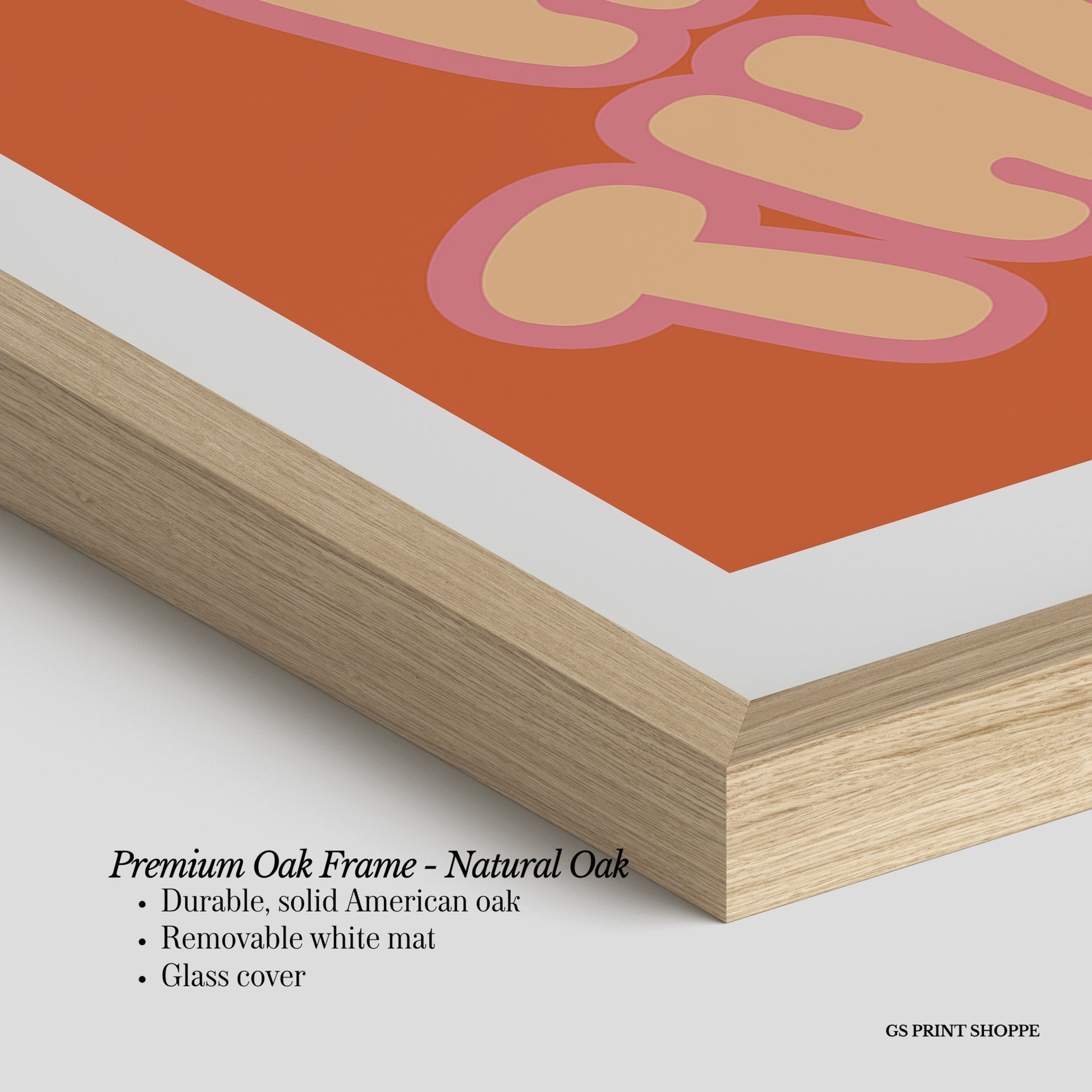 Hard Things Vertical Art Print - Orange