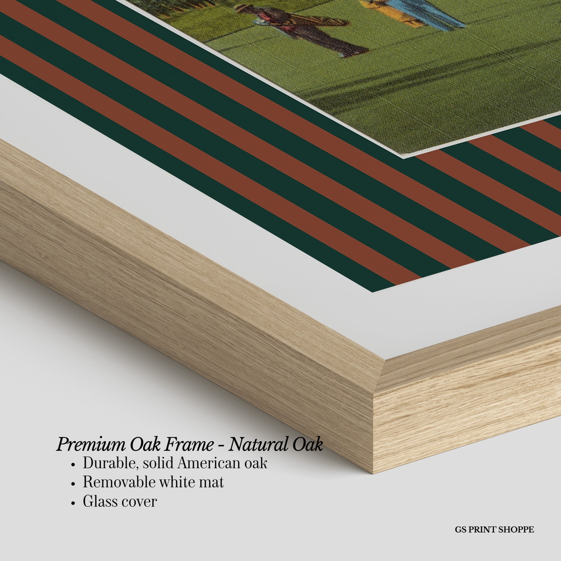 Pine Needles Golf Course Horizontal Art Print