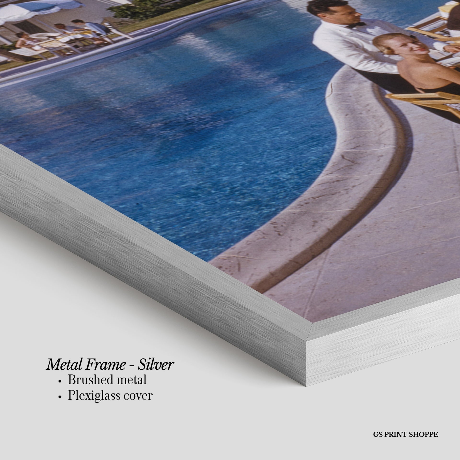 Resort Poolside Vertical Art Print