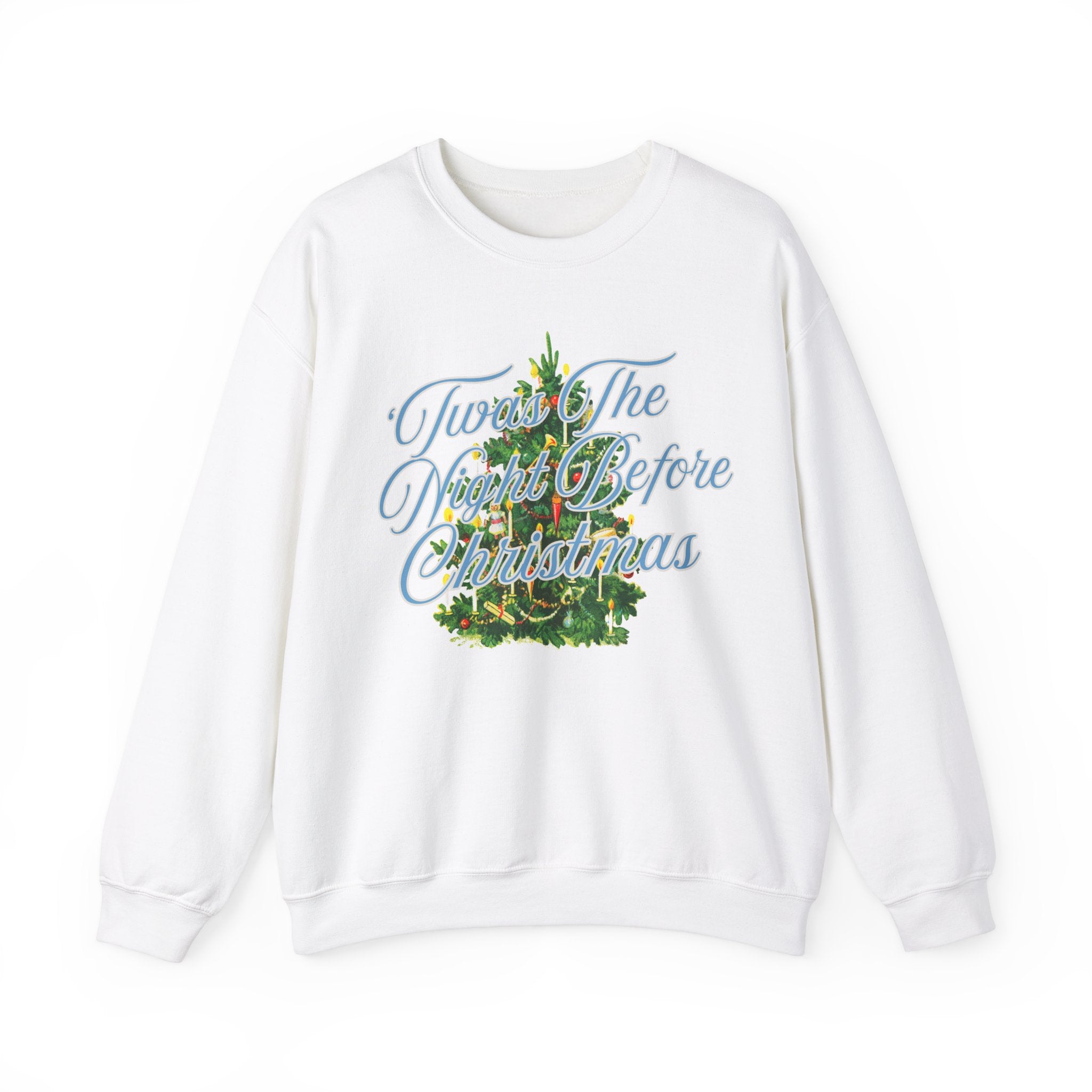 Twas The Night Before Christmas Gildan Crewneck Sweatshirt