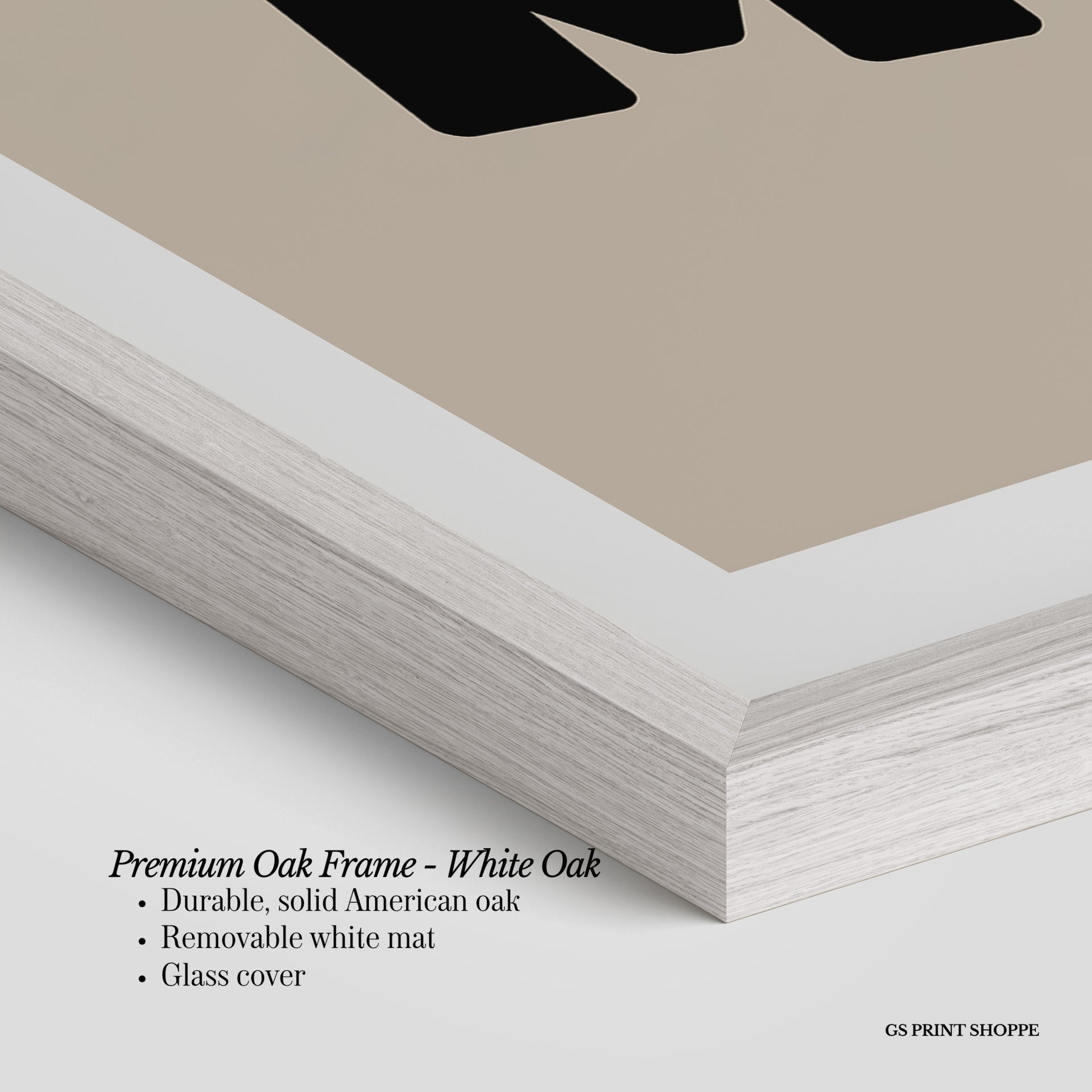 Miami Beige Vertical Art Print